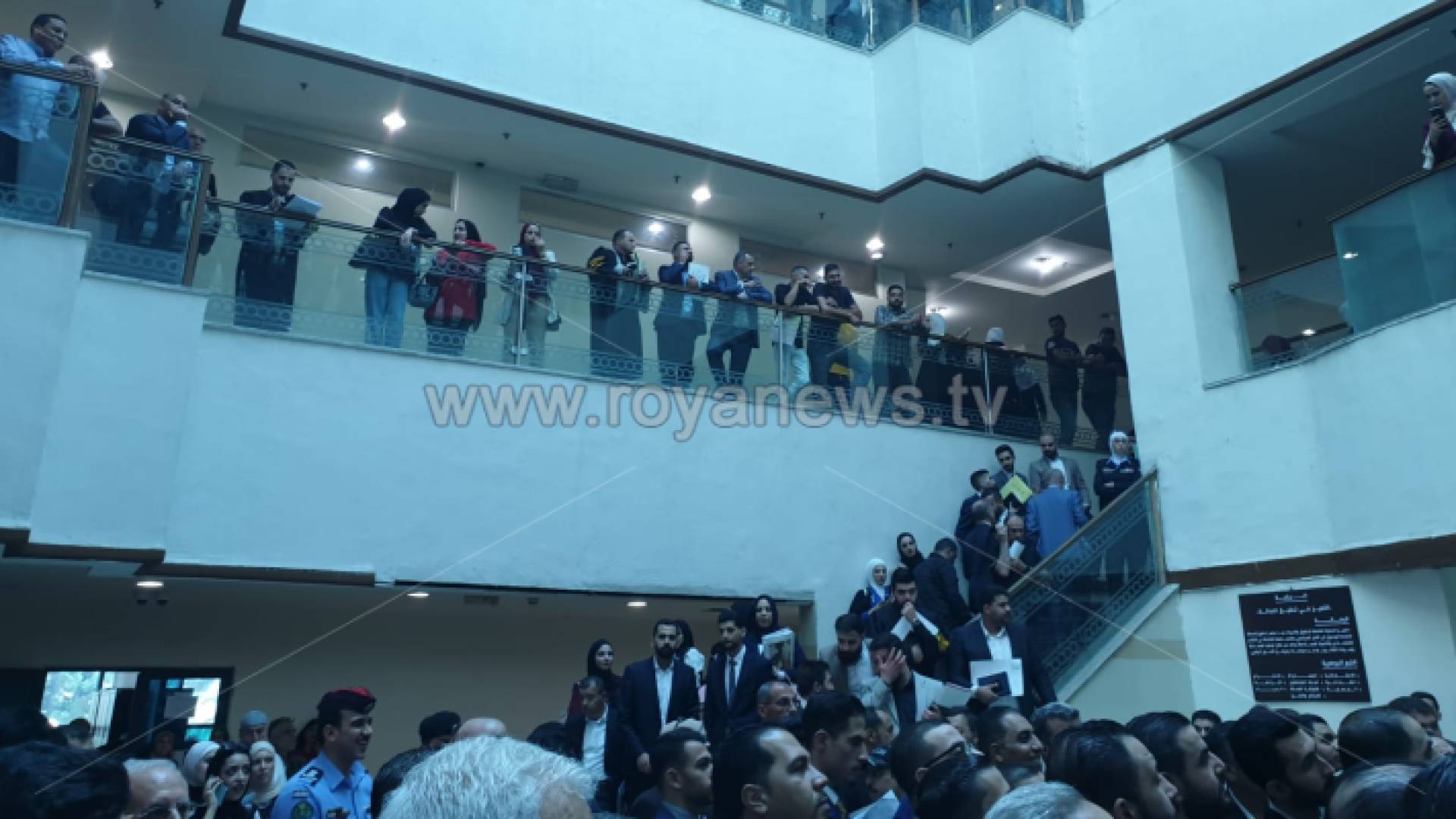 محامون ينفذون وقفة في قصر العدل في محافظة إربد