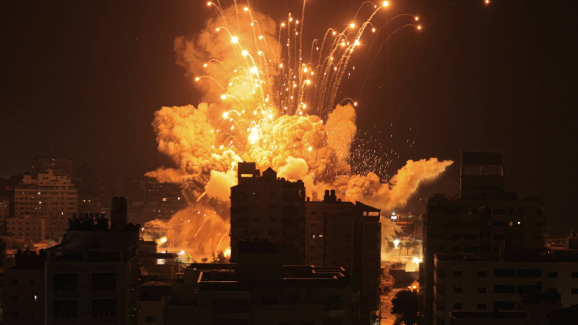 الصورة من قصف الاحتلال لقطاع غزة