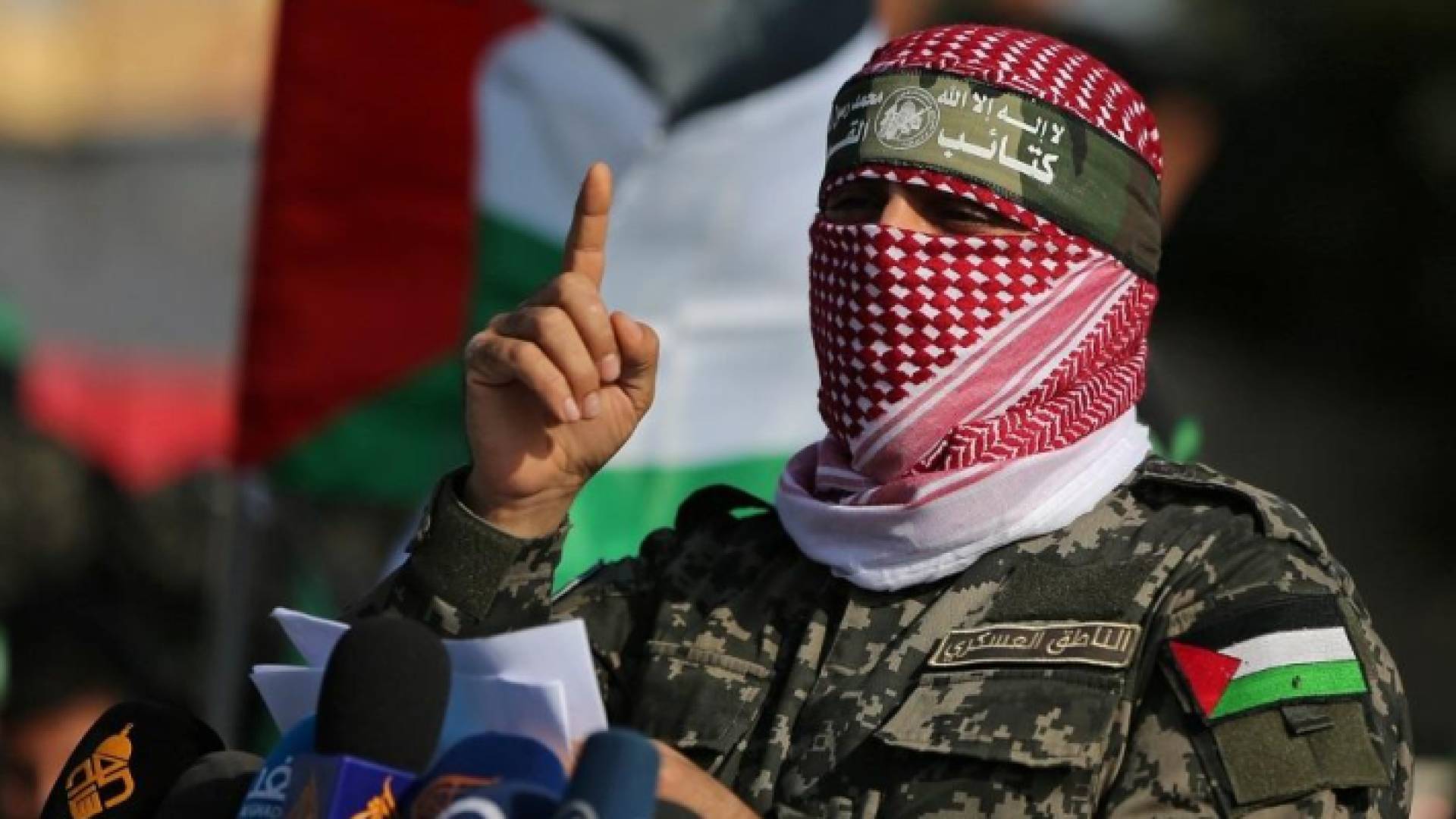 الناطق العسكري باسم كتائب القسام الجناح العسكري لحركة حماس أبو عبيدة