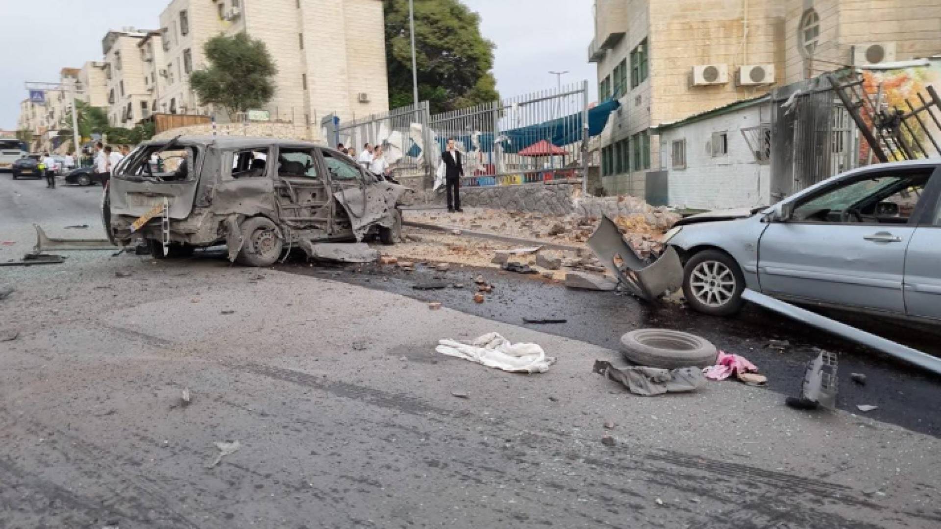 سقوط صاروخ على مستوطنة "بيتار عيليت"