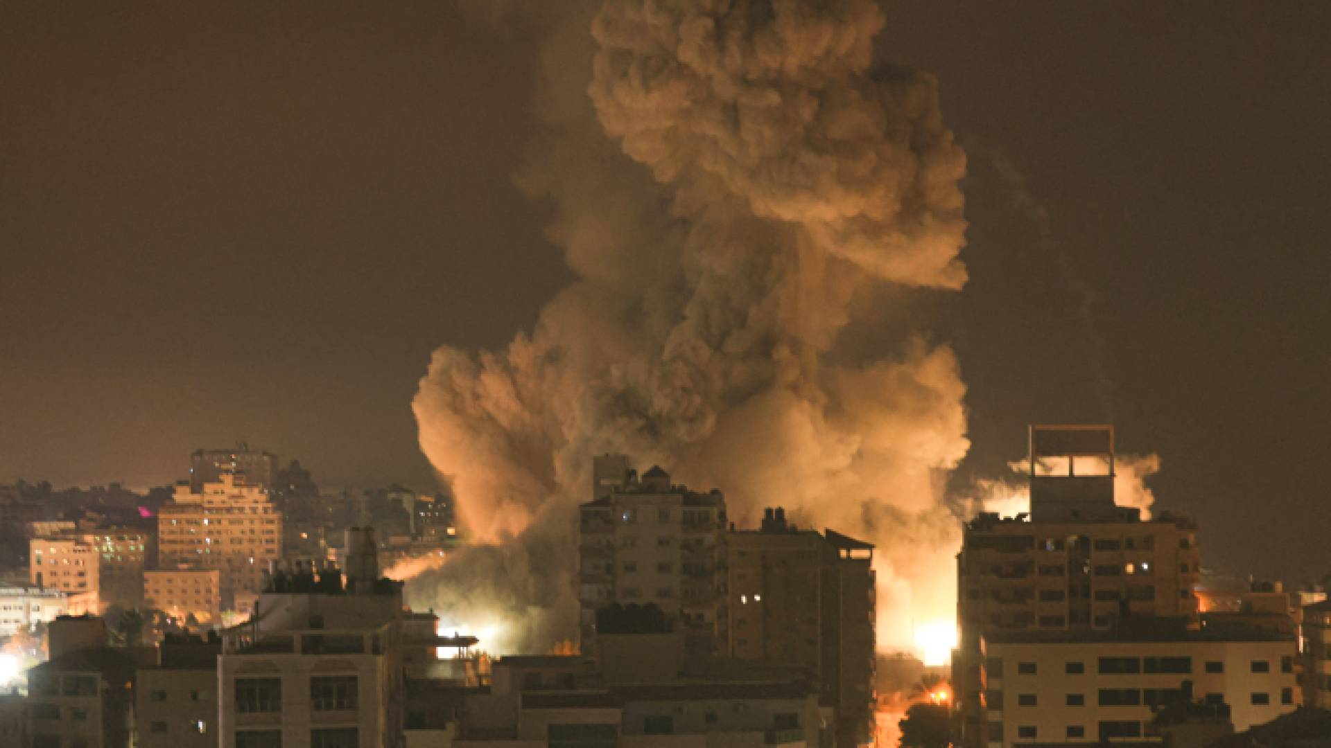 الصورة من قصف الاحتلال لقطاع غزة