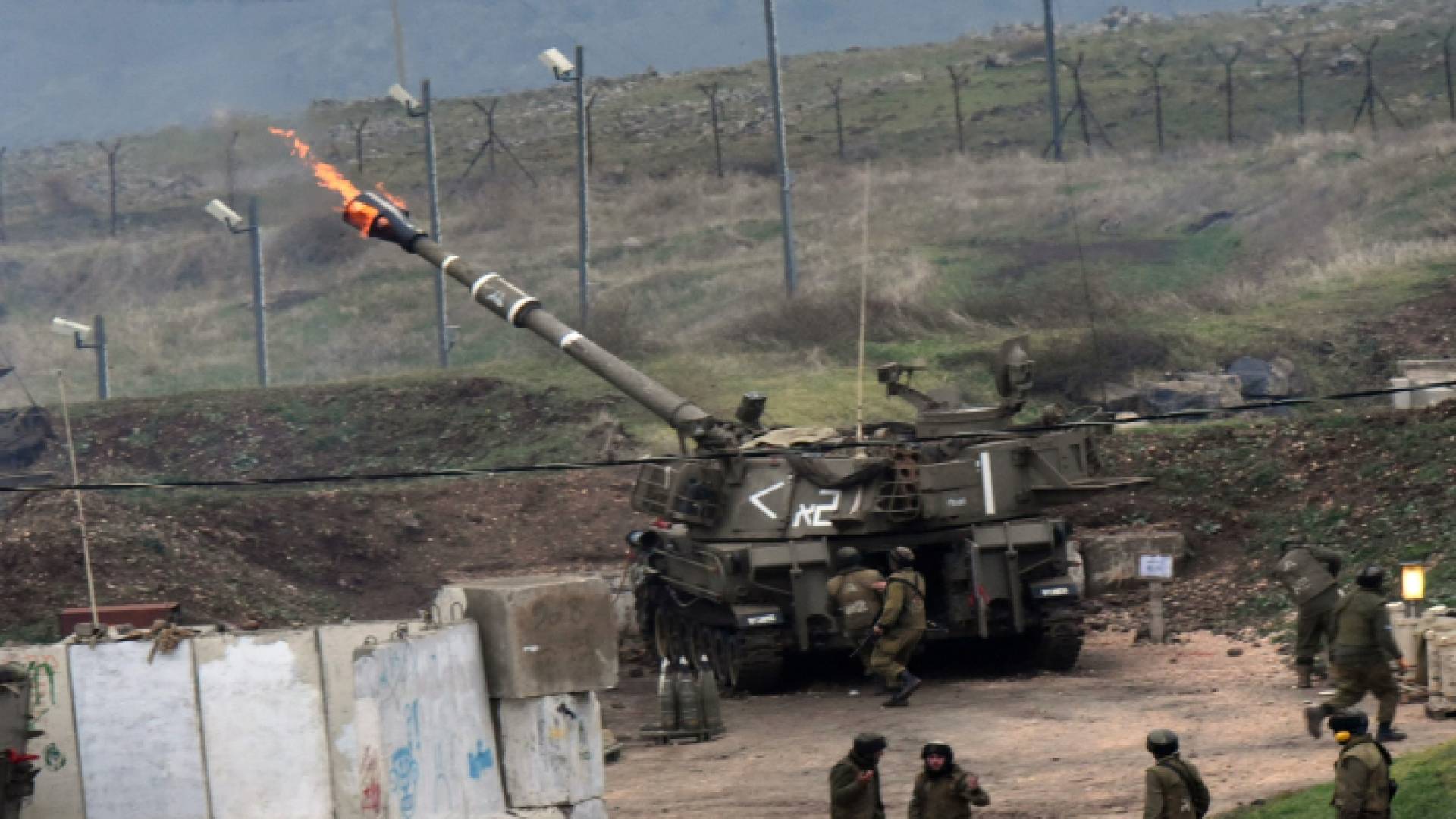 جيش الاحتلال الإسرائيلي على الحدود مع لبنان