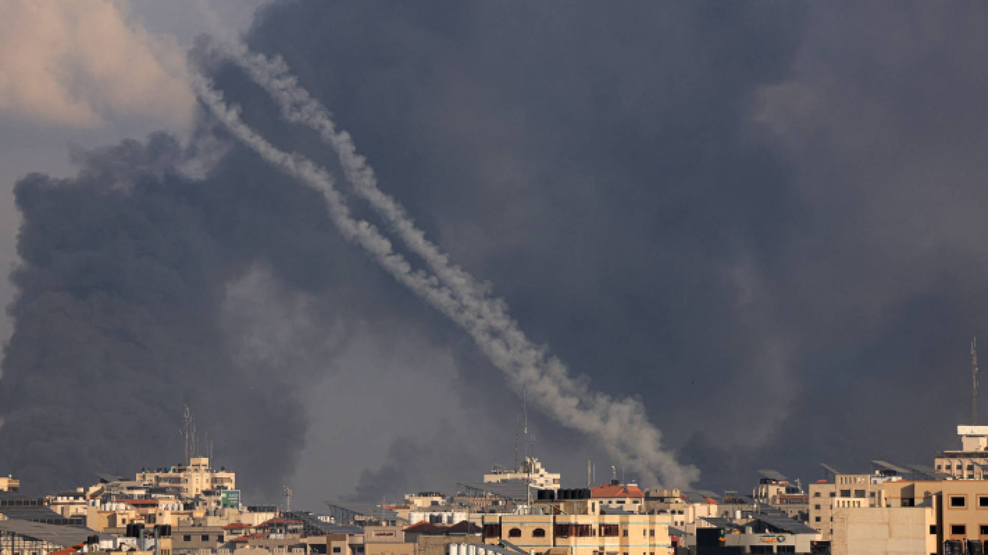رشقات صاروخية تنطلق من قطاع غزة