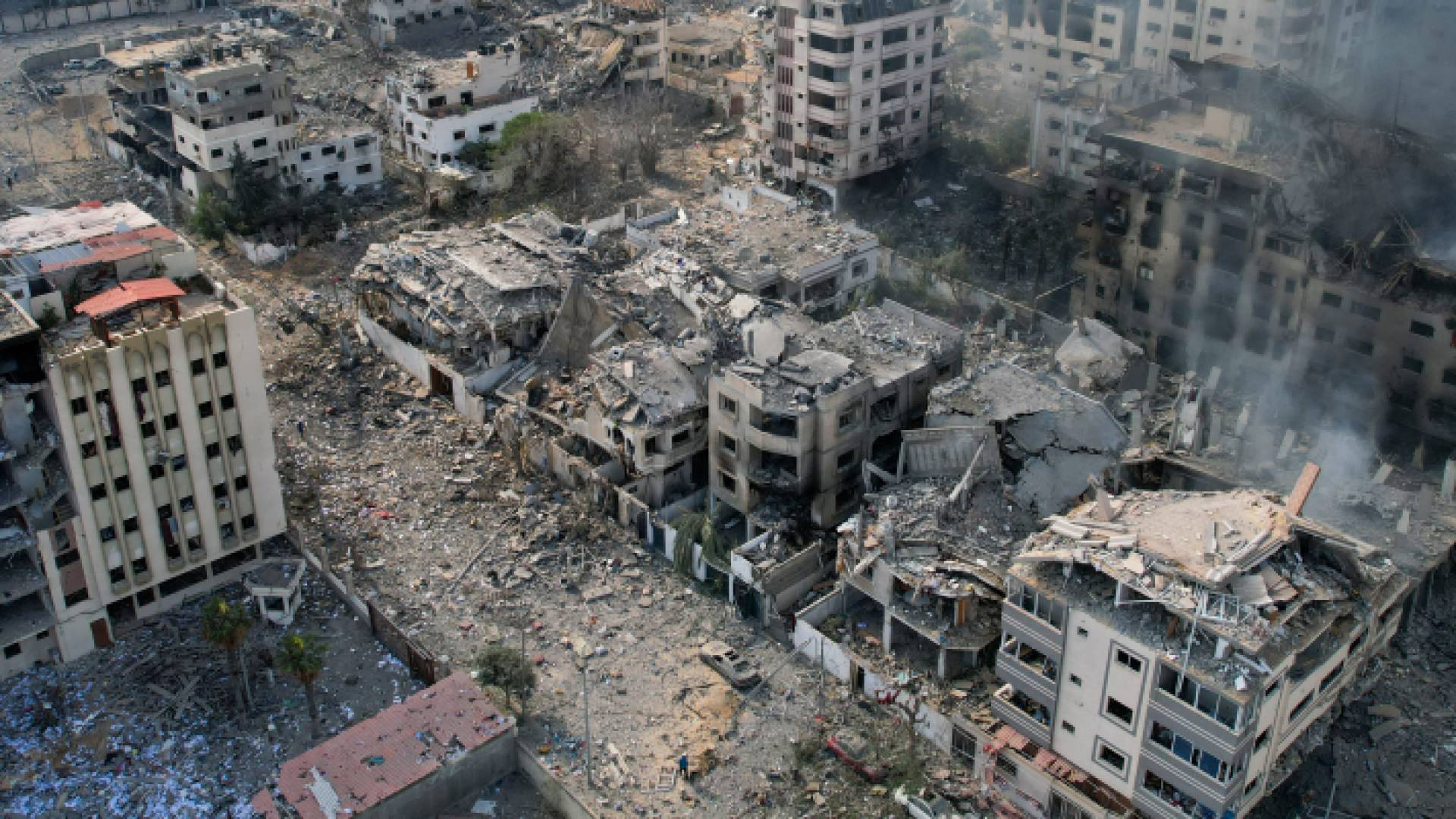 دمار خلفه قصف الاحتلال الإسرائيلي في قطاع غزة