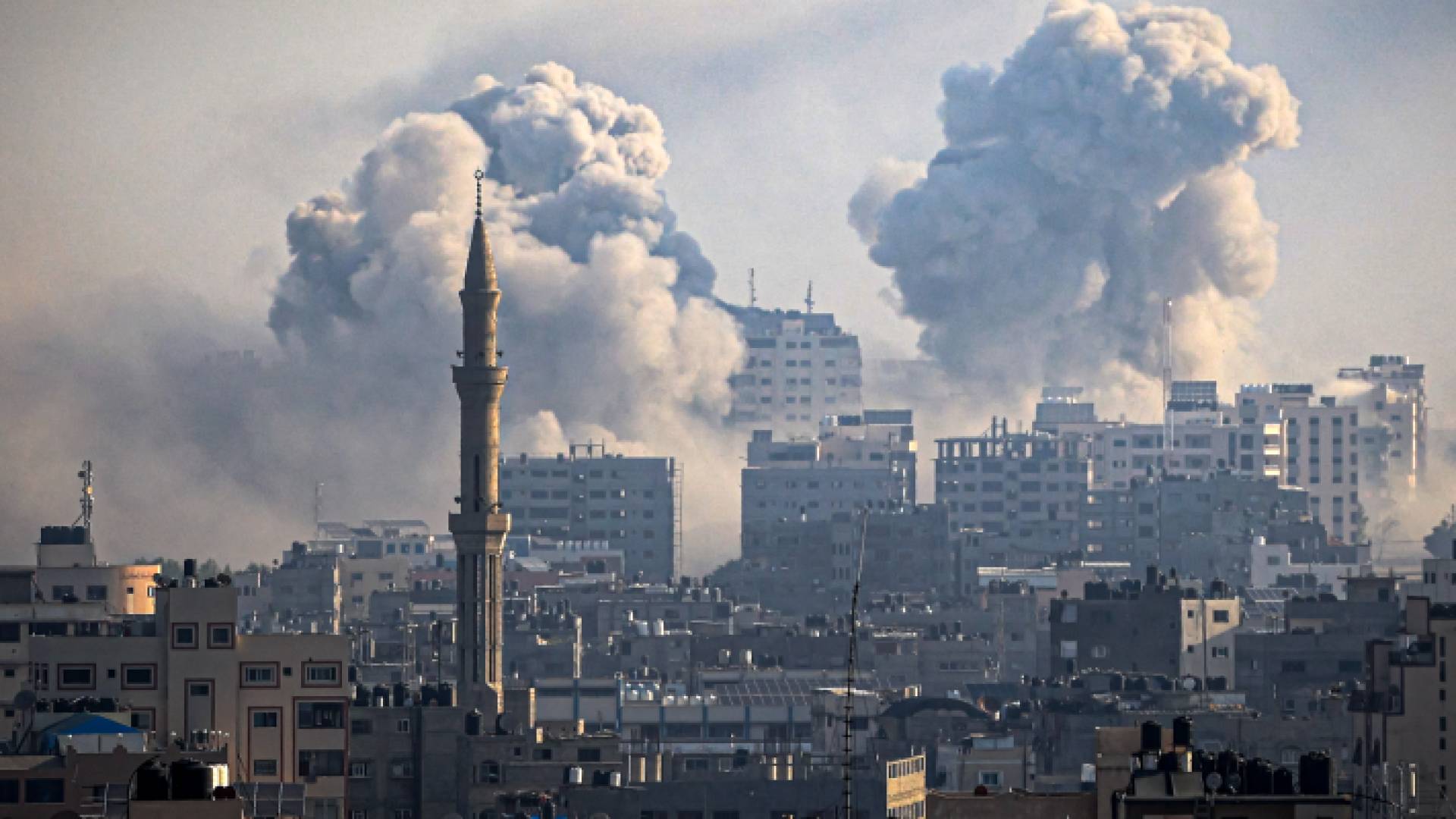 الصورة من قصف الاحتلال لقطاع غزة