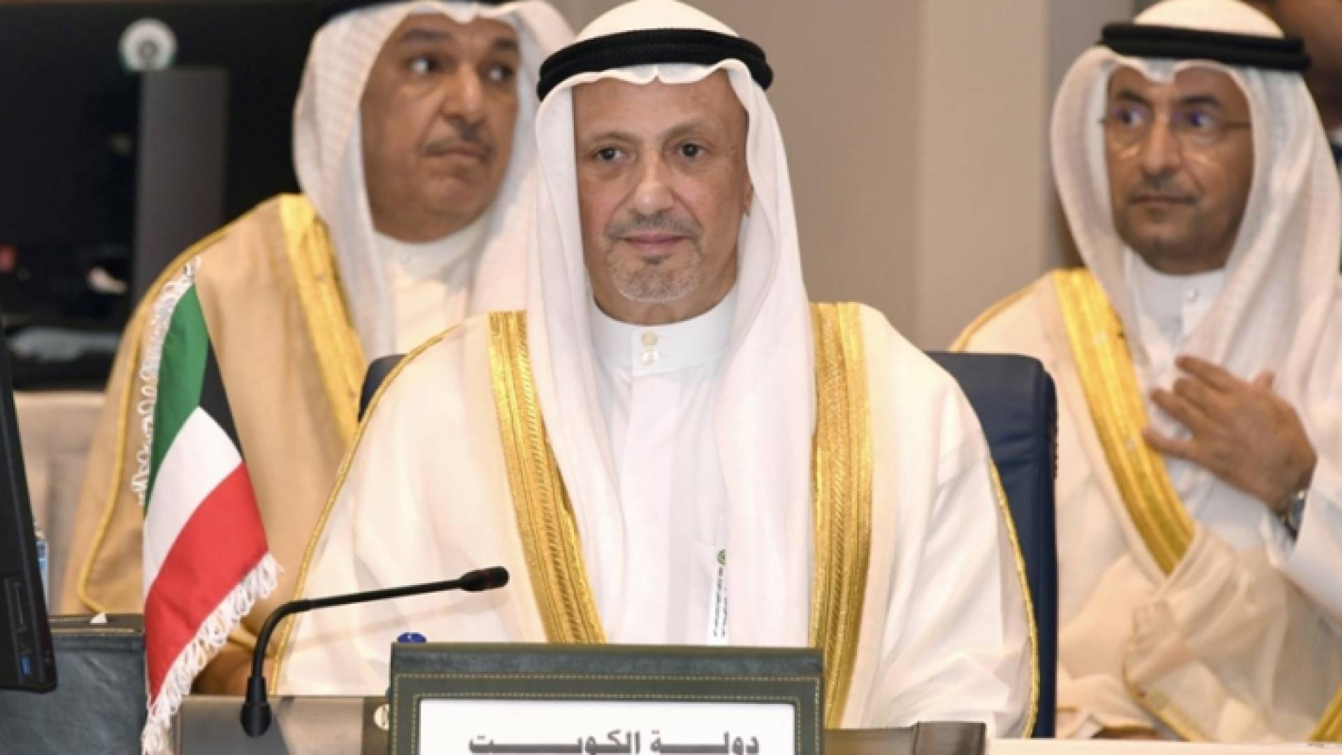 وزير الخارجية الشيخ سالم عبد الله الجابر