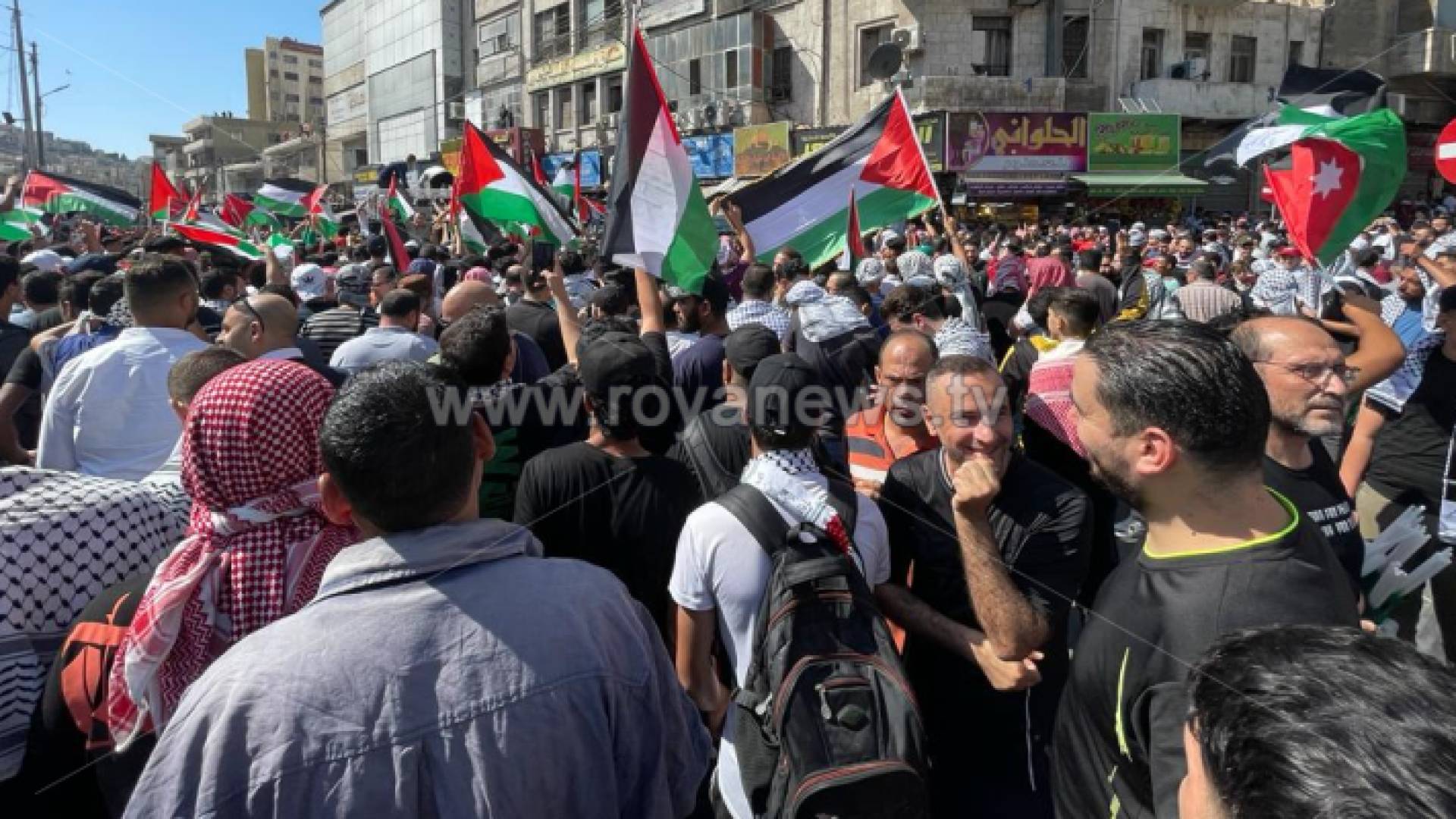 مسيرة داعمة لفلسطين والمقاومة في عمان