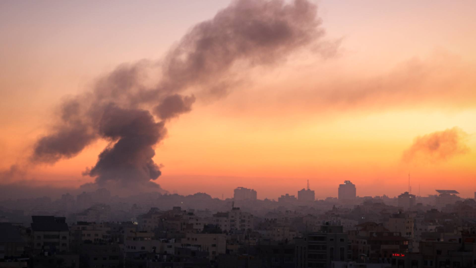 الصورة من قصف الاحتلال لقطاع غزة