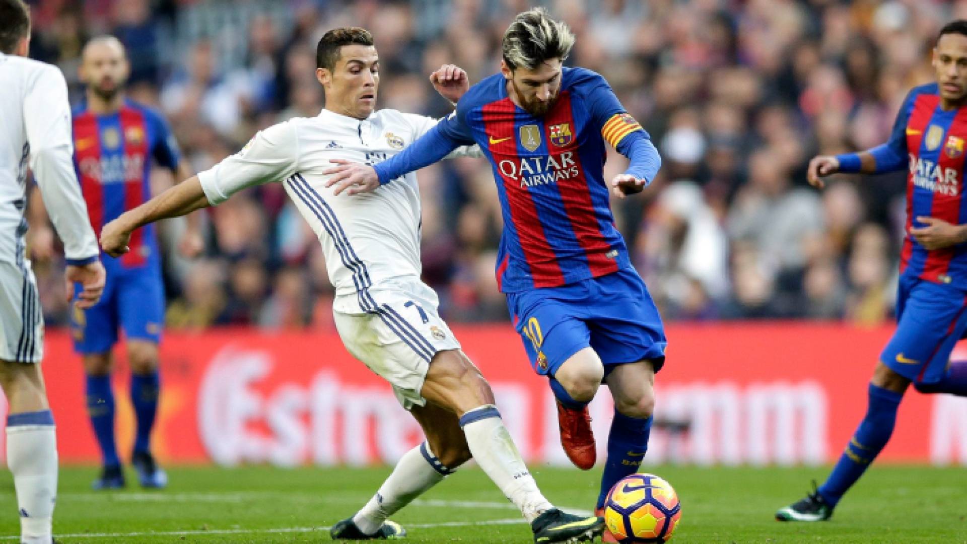 من مباراة سابقة بين برشلونة وريال مدريد
