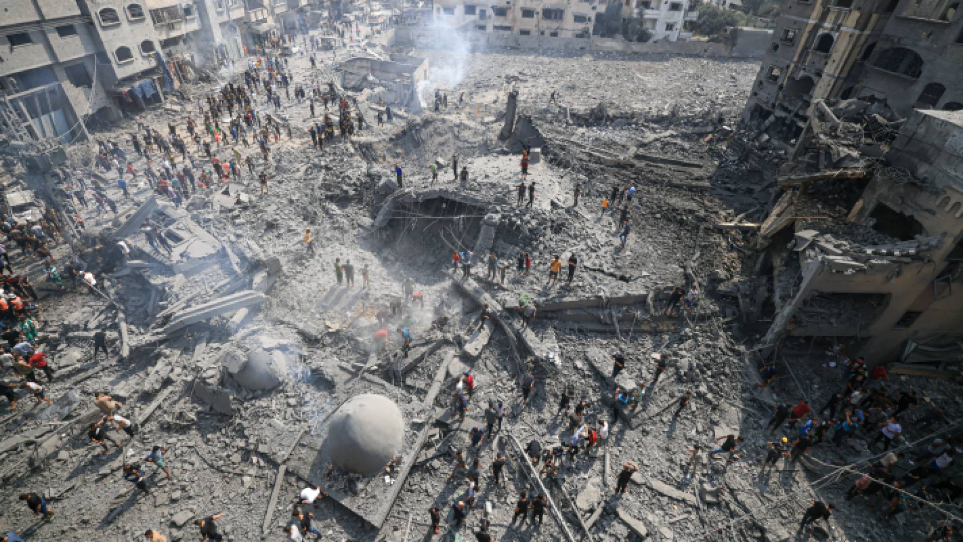 دمار خلفه قصف الاحتلال الإسرائيلي في قطاع غزة