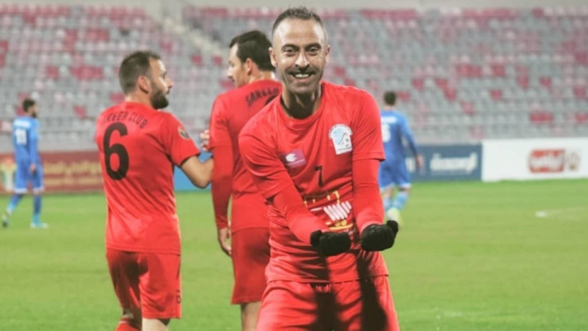 صورة سابقة للاعب عبدالرؤوف الروابدة