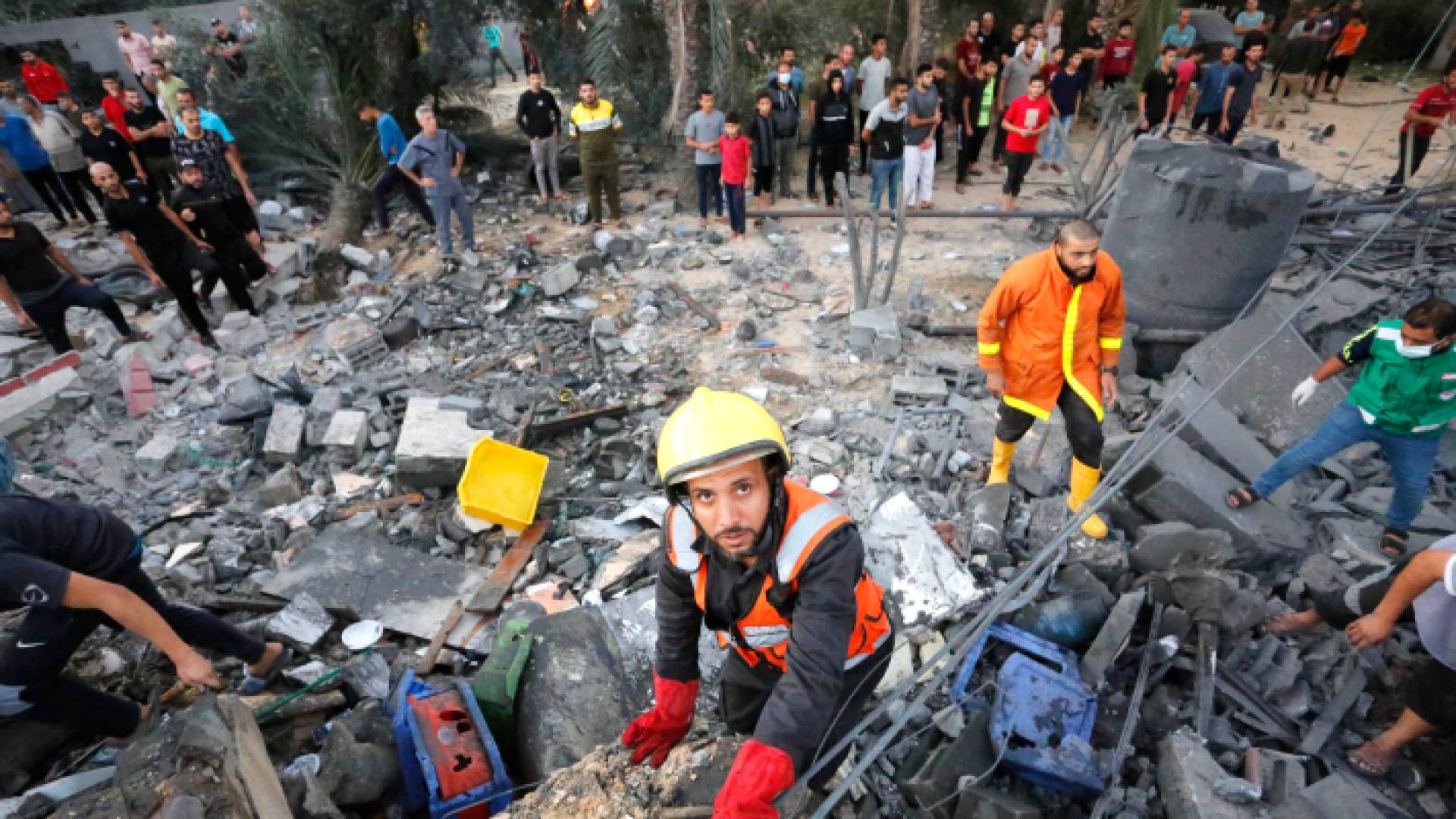 الصورة من قصف الاحتلال لقطاع غزة