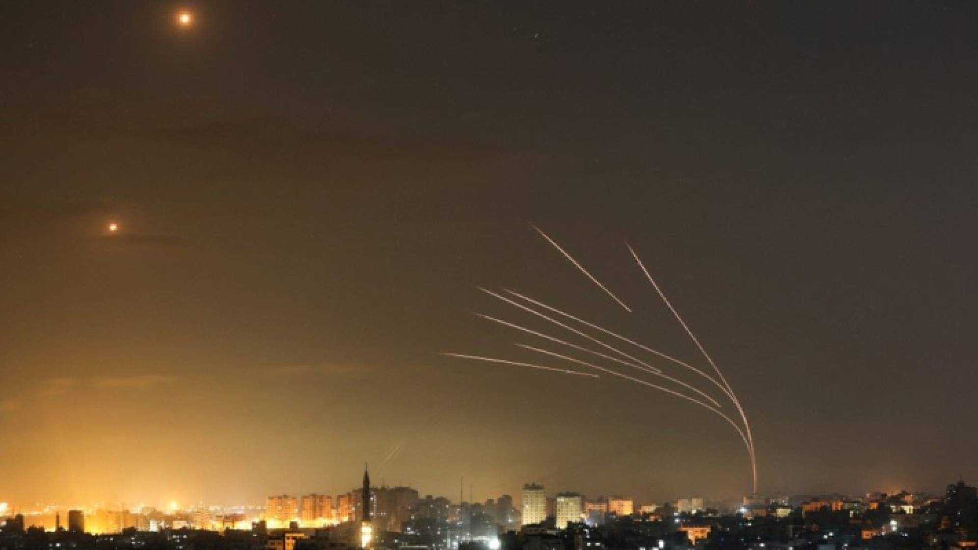 رشقات صاروخية من قطاع غزة