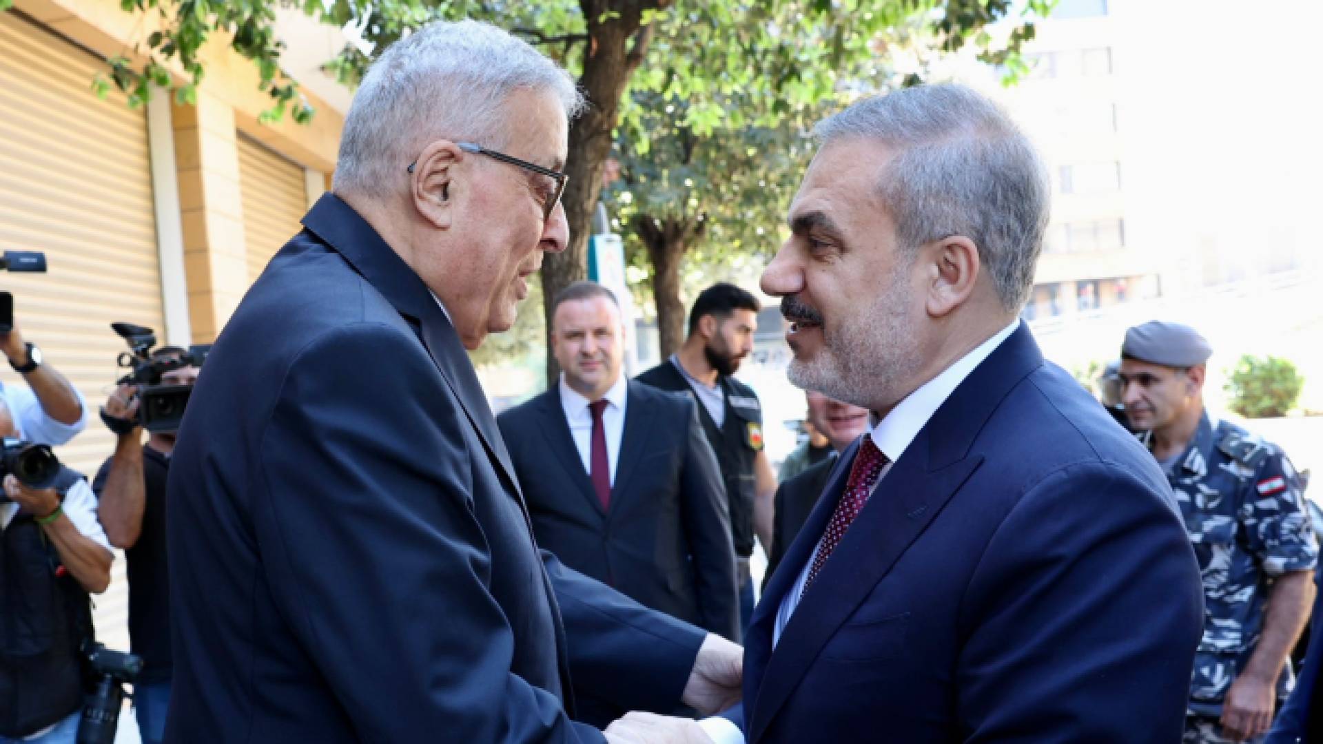 وزيرا خارجية لبنان وتركيا