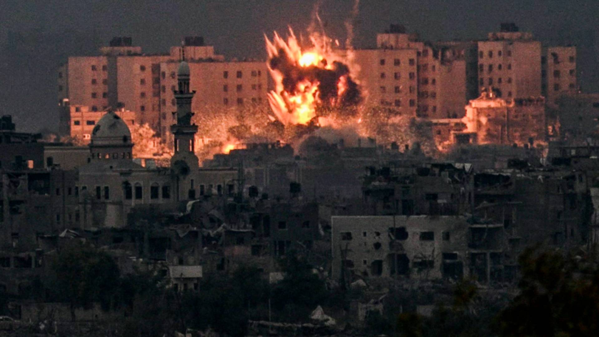 الصورة من قصف الاحتلال لقطاع غزة