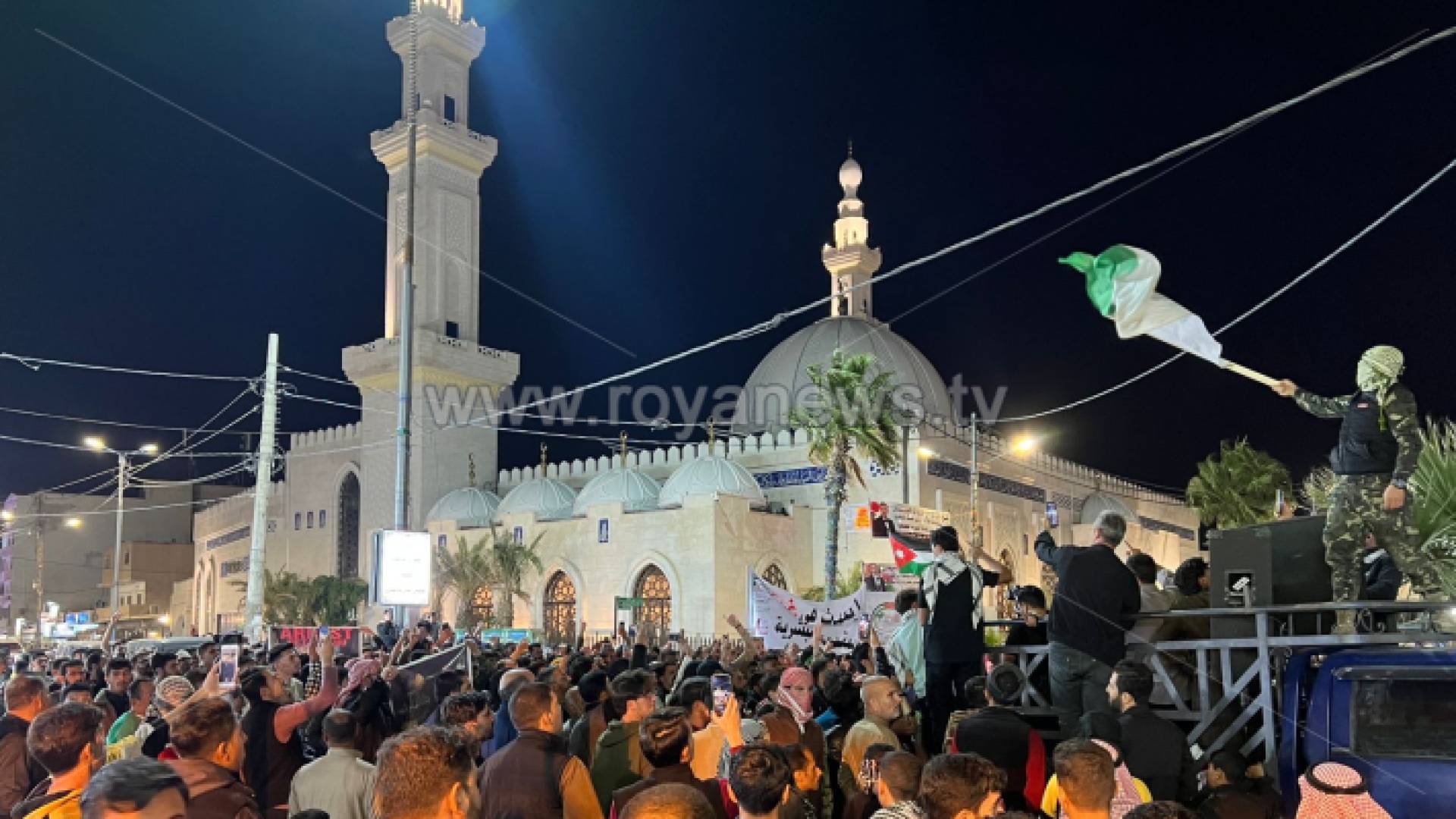 مسيرة لأهالي معان منددين بجرائم الاحتلال بحق الفلسطينيين