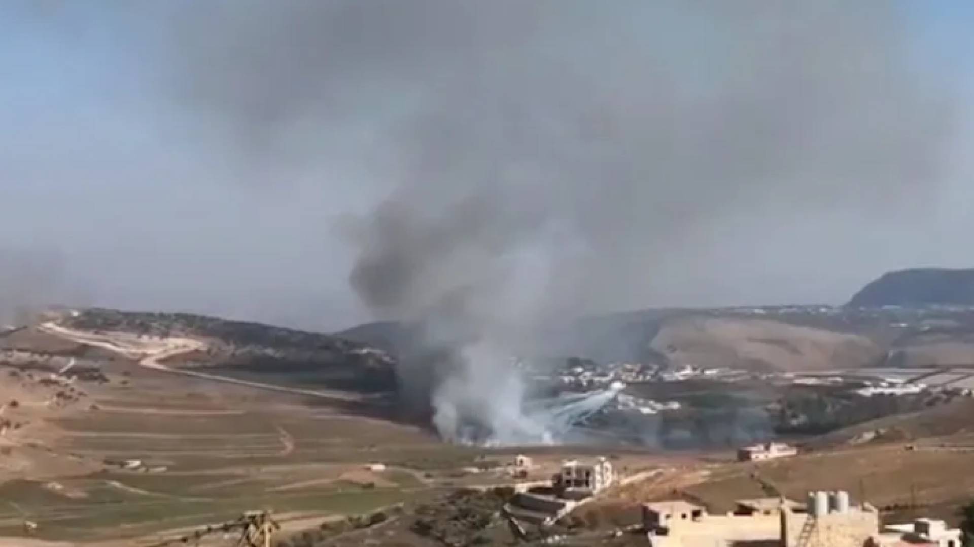 تصاعد أعمدة الدخان في جنوب لبنان
