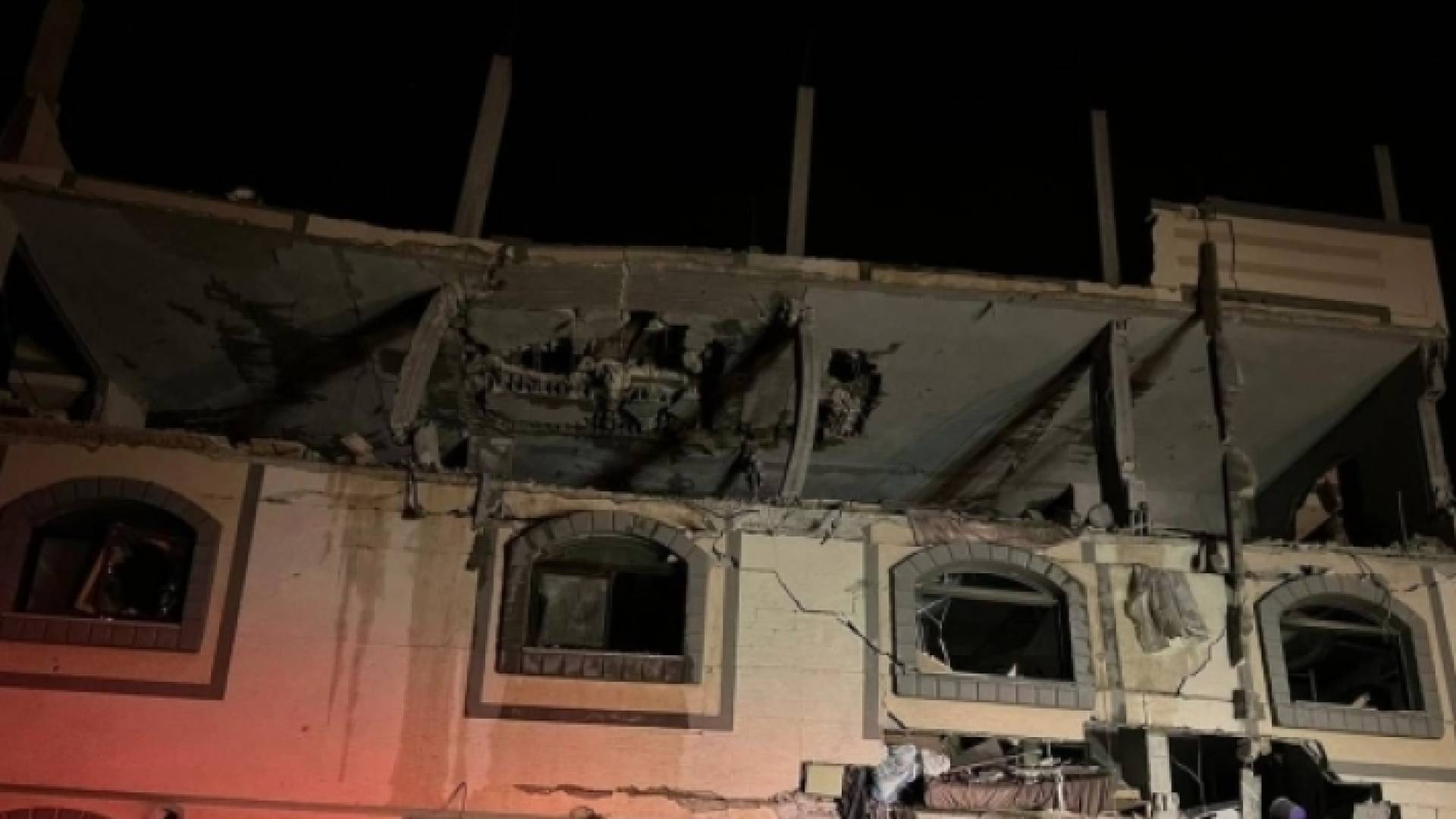 قصف كنيسة الروم الأرثوذوكس في غزة