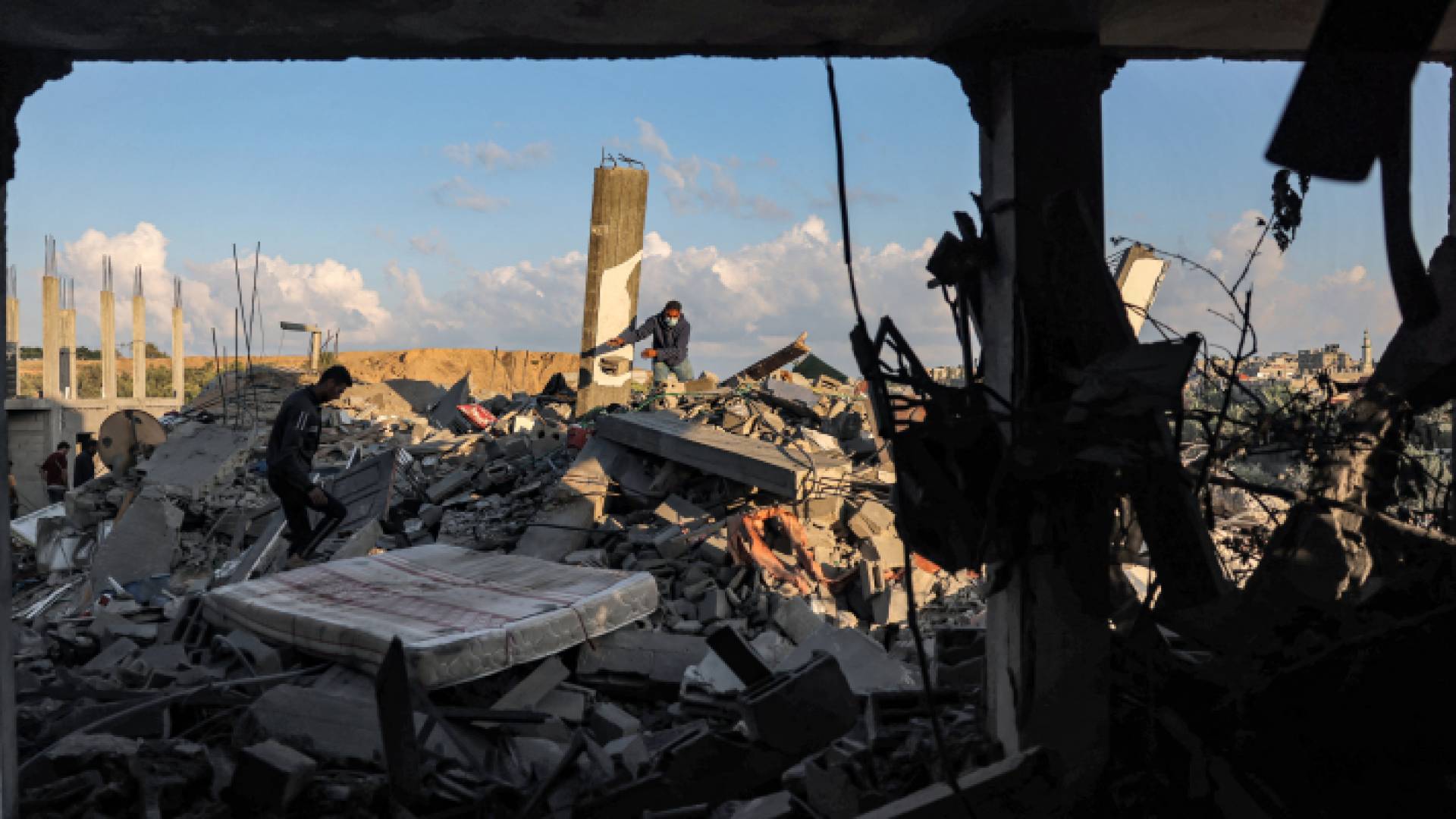 آثار العدوان على غزة