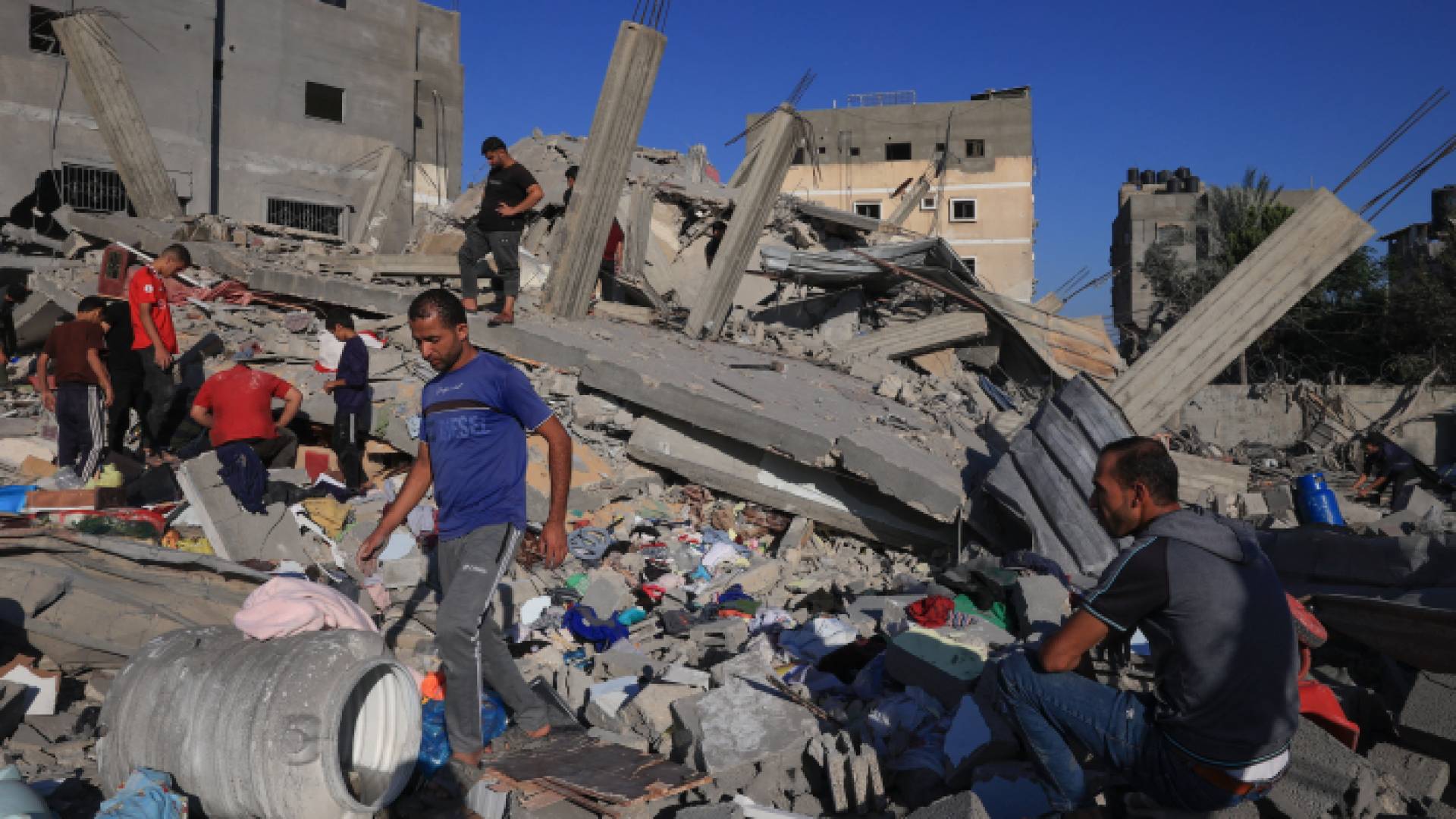 الصورة من قصف الاحتلال لقطاع غزة