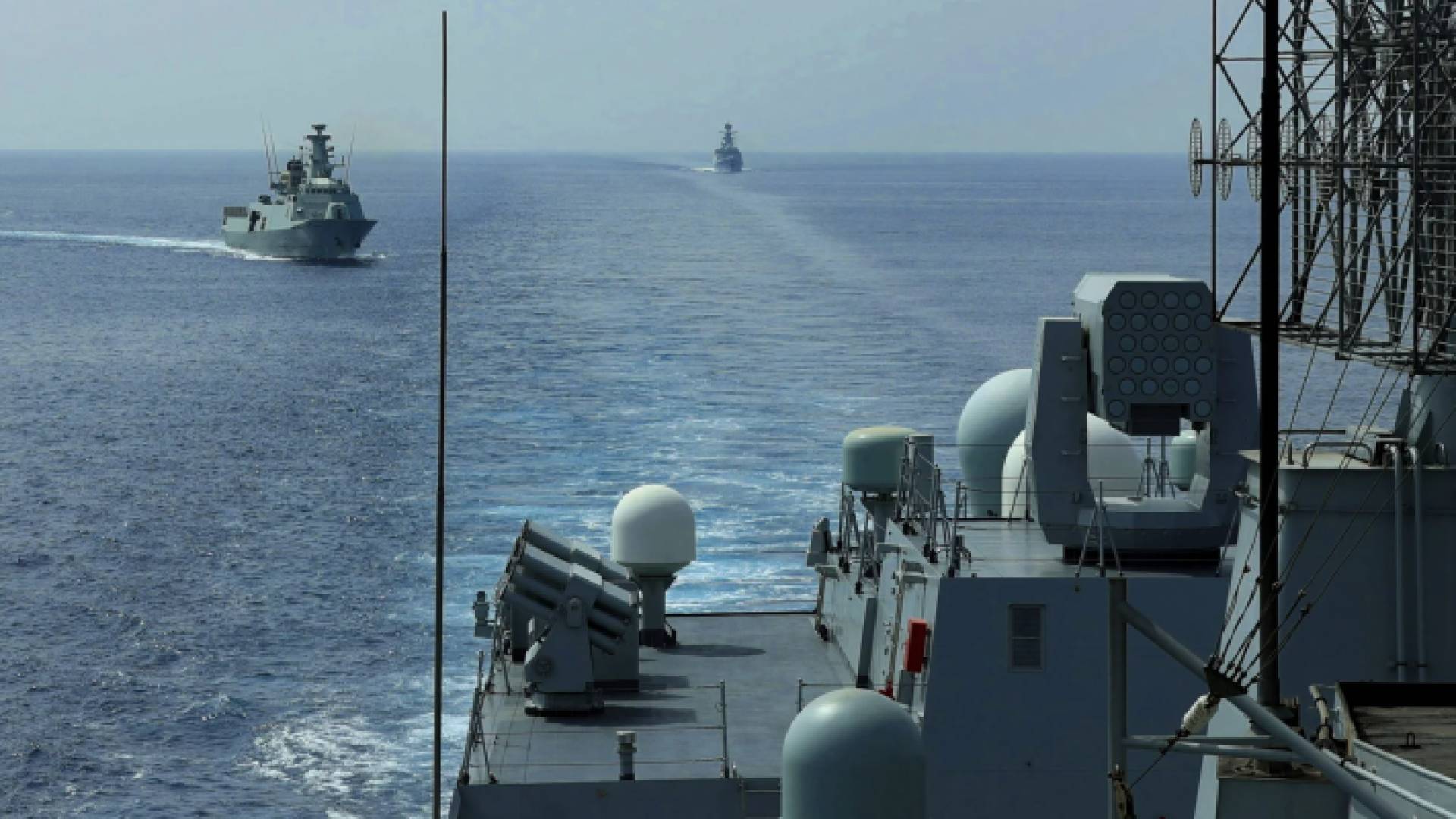 سفن حربية صينية