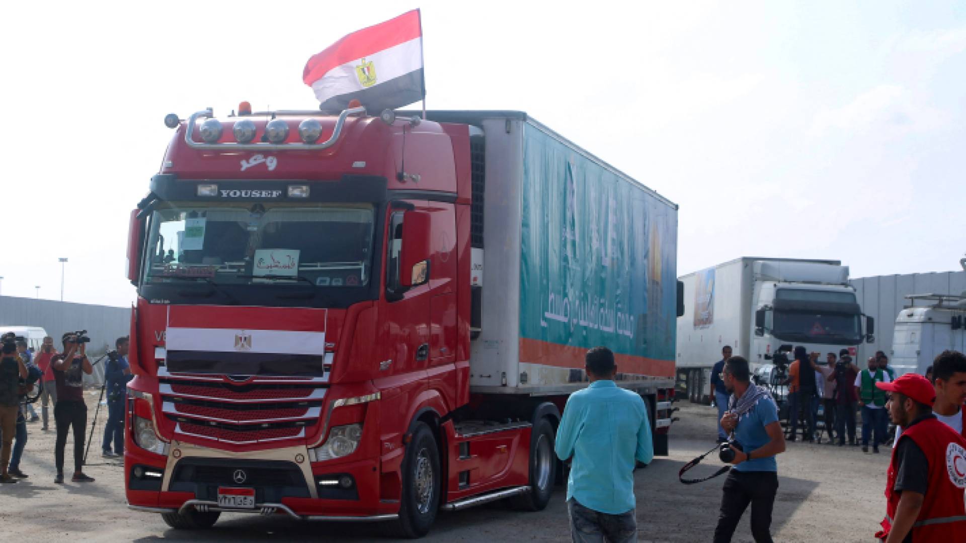 شاحنة مساعدات متوجهة لغزة