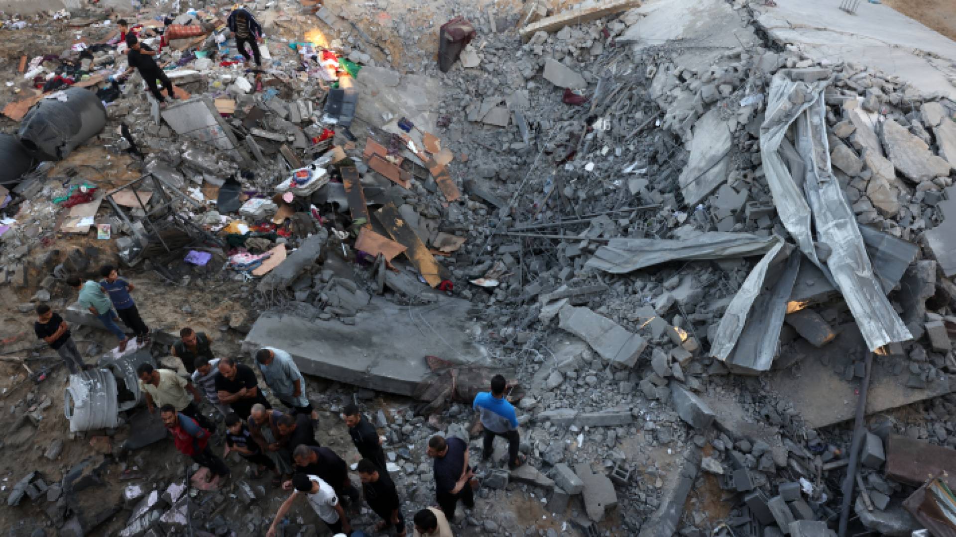 دمار خلفه قصف الاحتلال الإسرائيلي في قطاع غزة