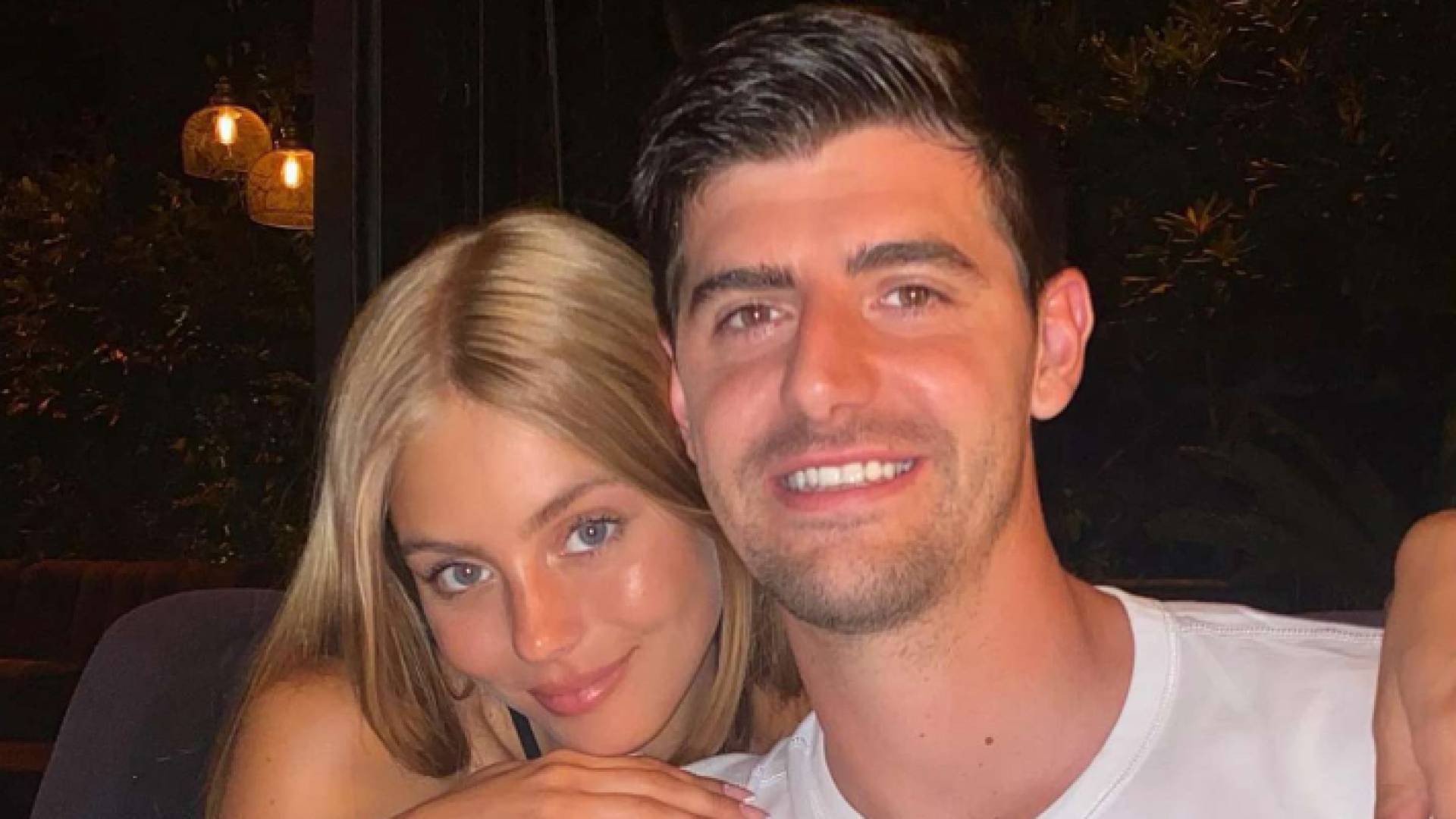 كورتوا وزوجته ميشال جيرزيج