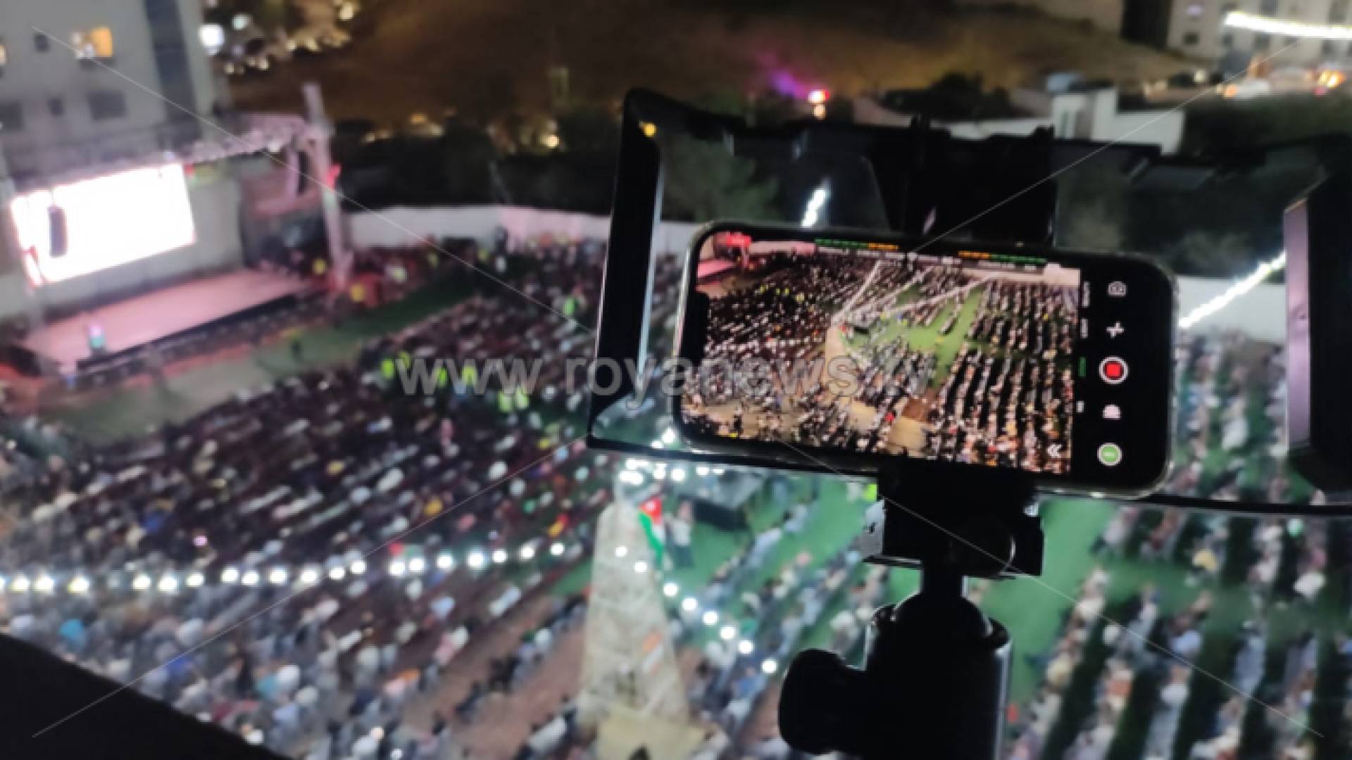 تجمع حاشد للعشائر الأردنية في منطقة مرج الحمام