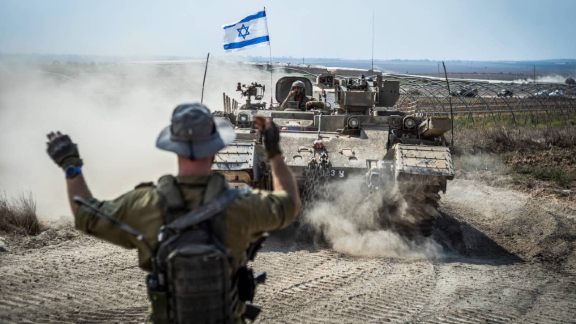 دبابة للاحتلال في فلسطين المحتلة