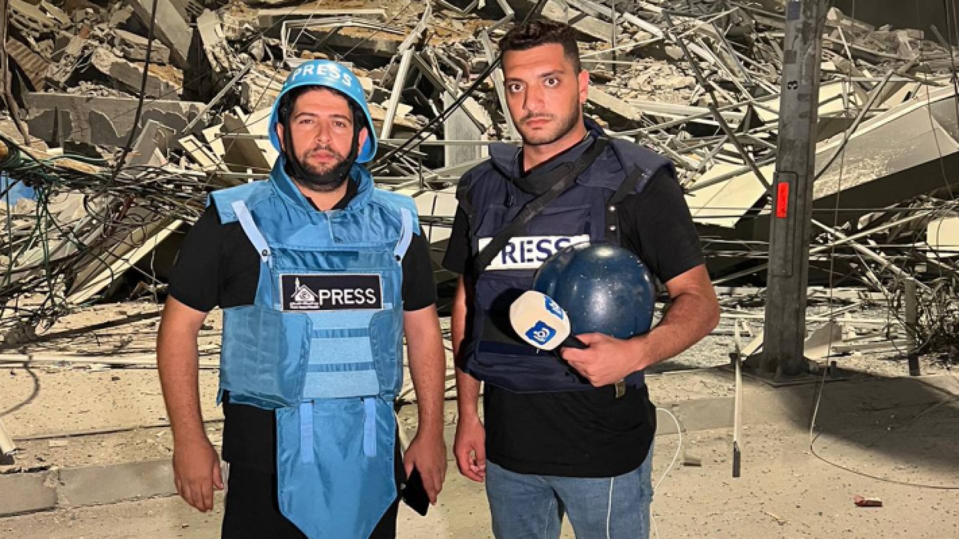 طاقم رؤيا في غزة