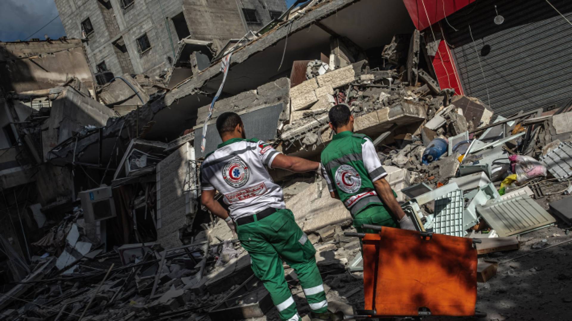 فرق الاسعاف في غزة