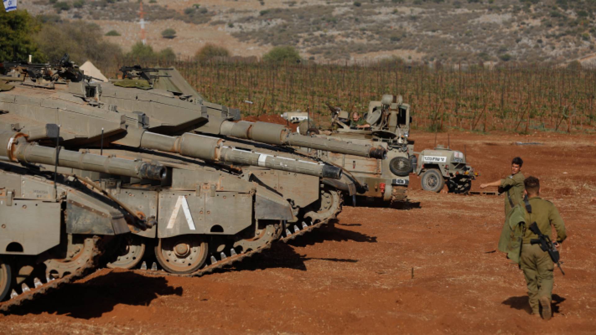 آليات عسكرية تابعة للاحتلال الإسرائيلي