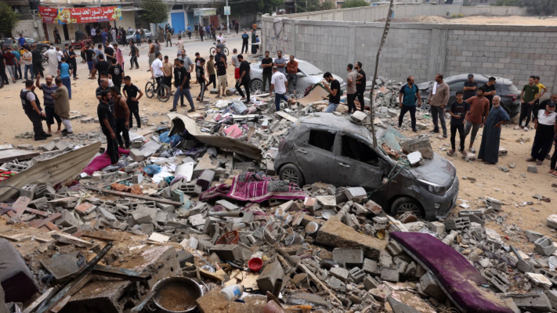 دمار خلفه قصف الاحتلال الإسرائيلي في قطاع غزة