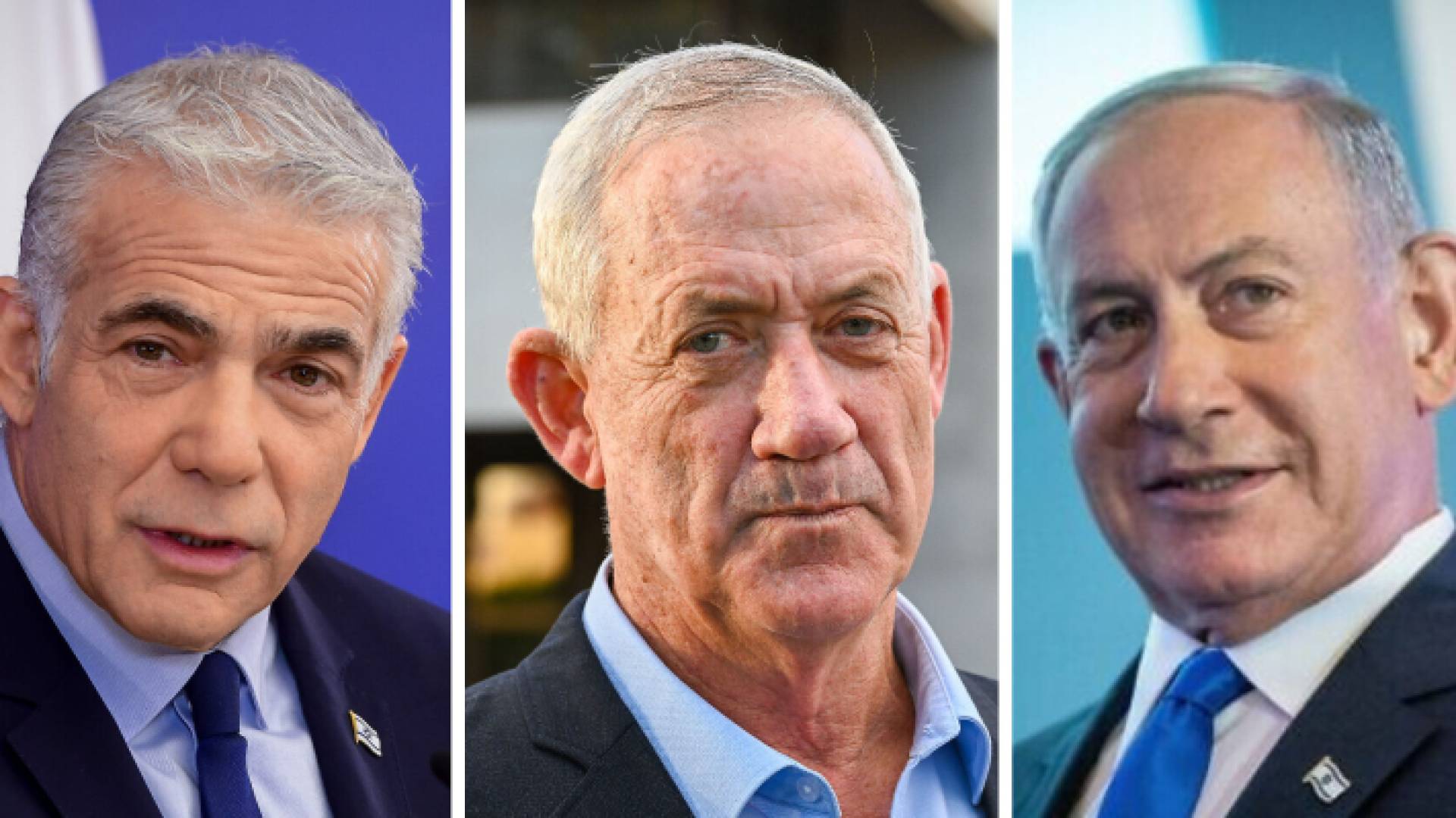 نتنياهو وغانتس ولابيد