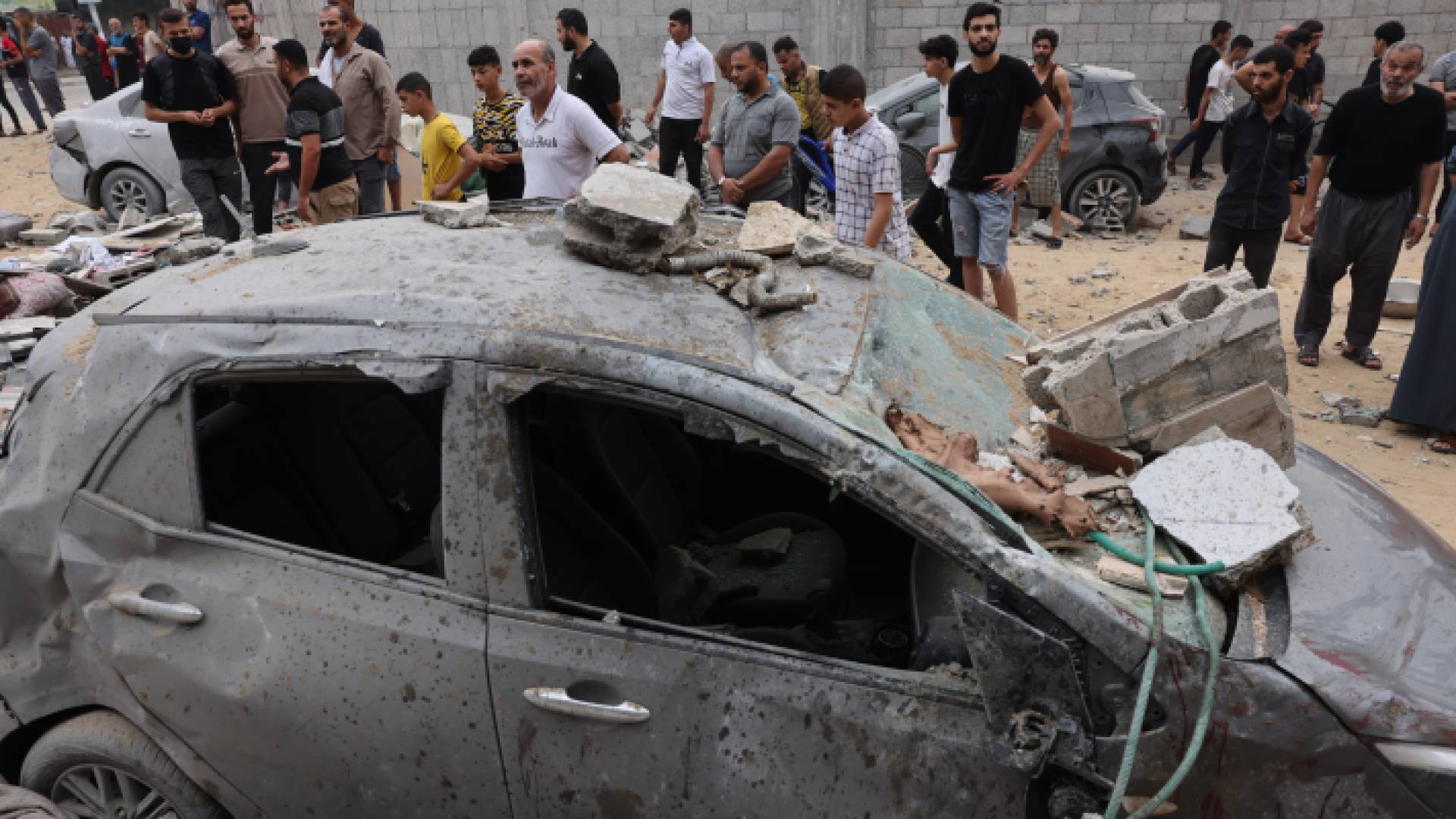 الصورة من آثار الدمار الذي خلفه الاحتلال في غزة