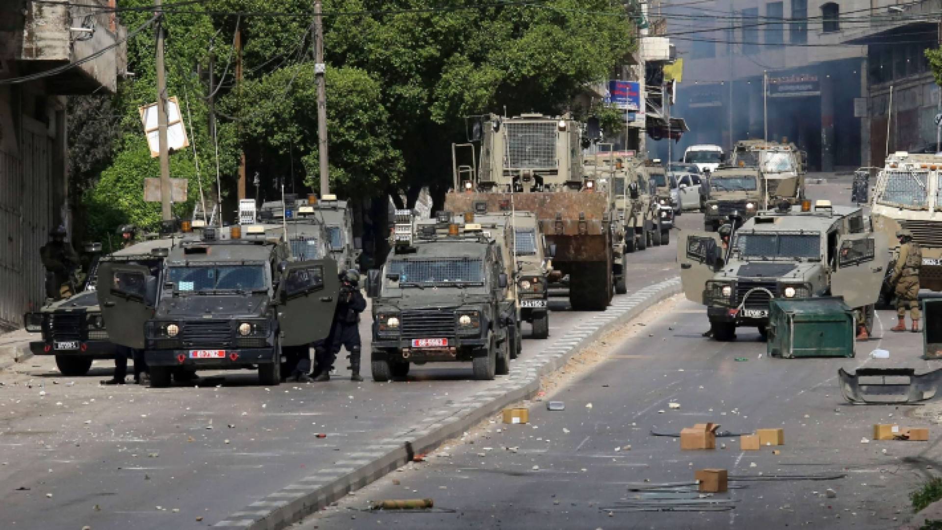 آليات عسكرية للاحتلال الإسرائيلي