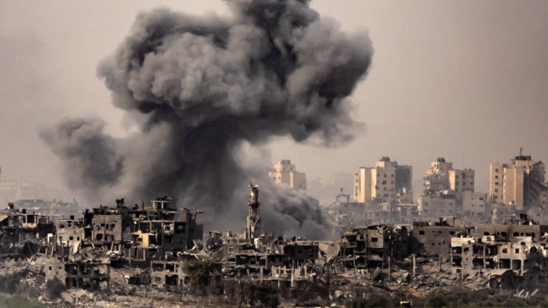 الصورة من قصف الاحتلال لقطاع غزة