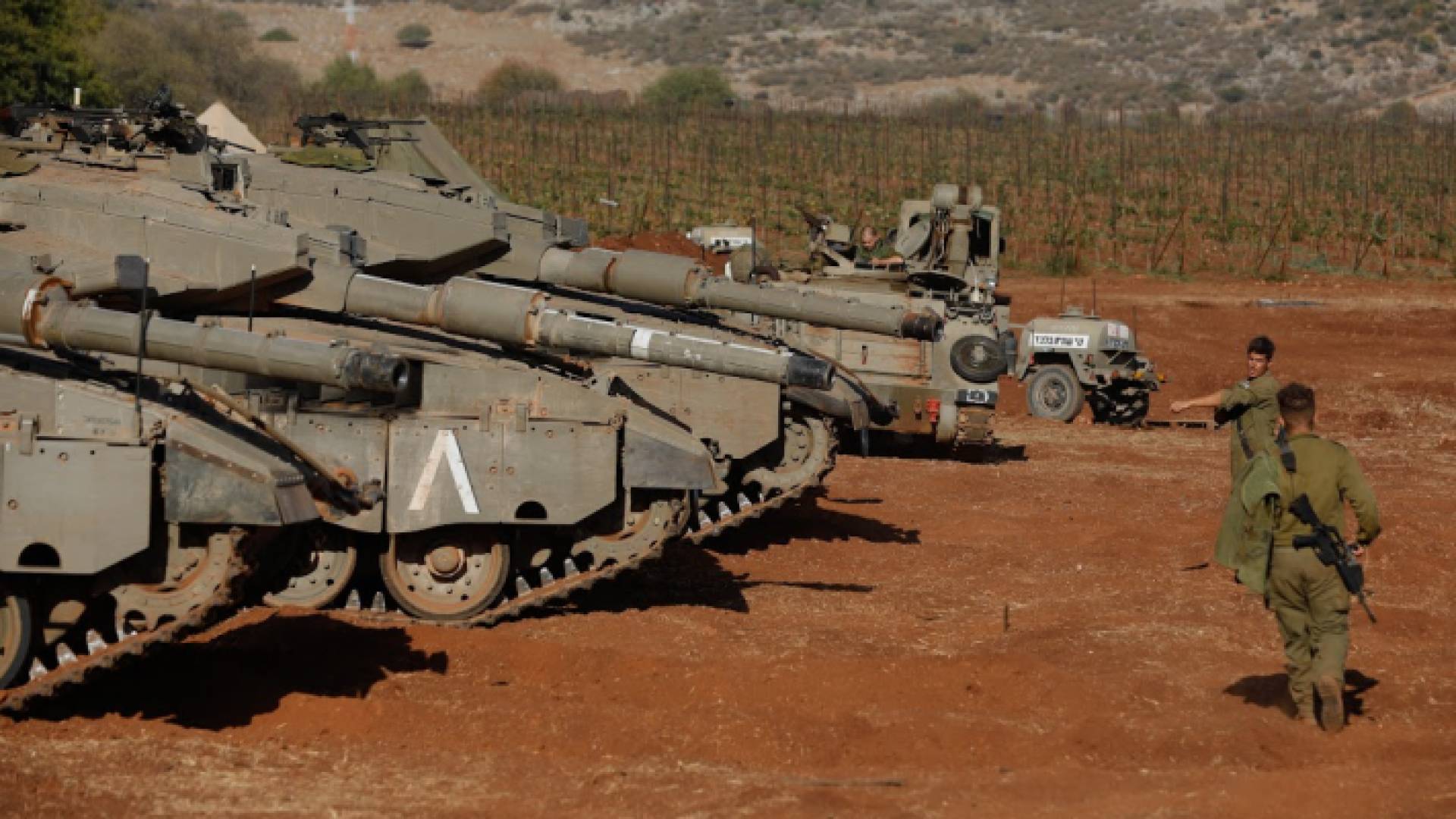 آليات عسكرية تابعة لجيش الاحتلال