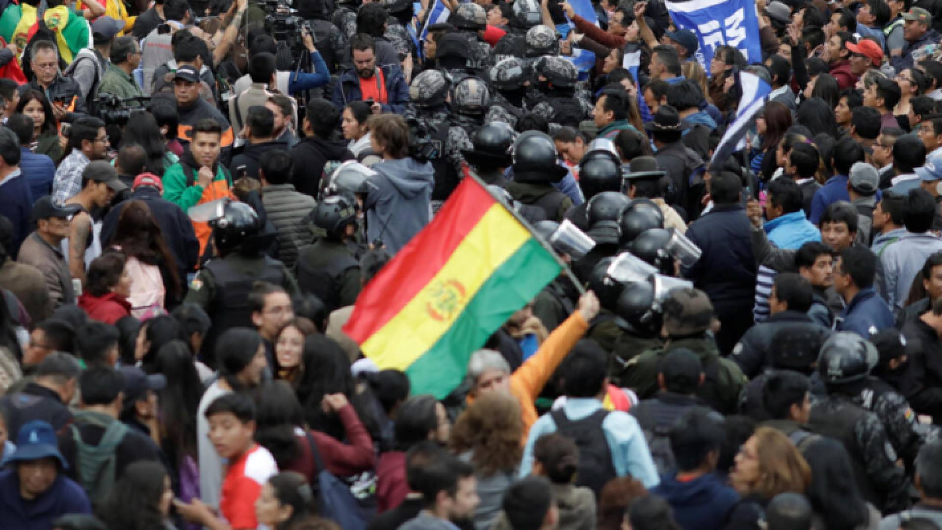 متظاهرون في بوليفيا