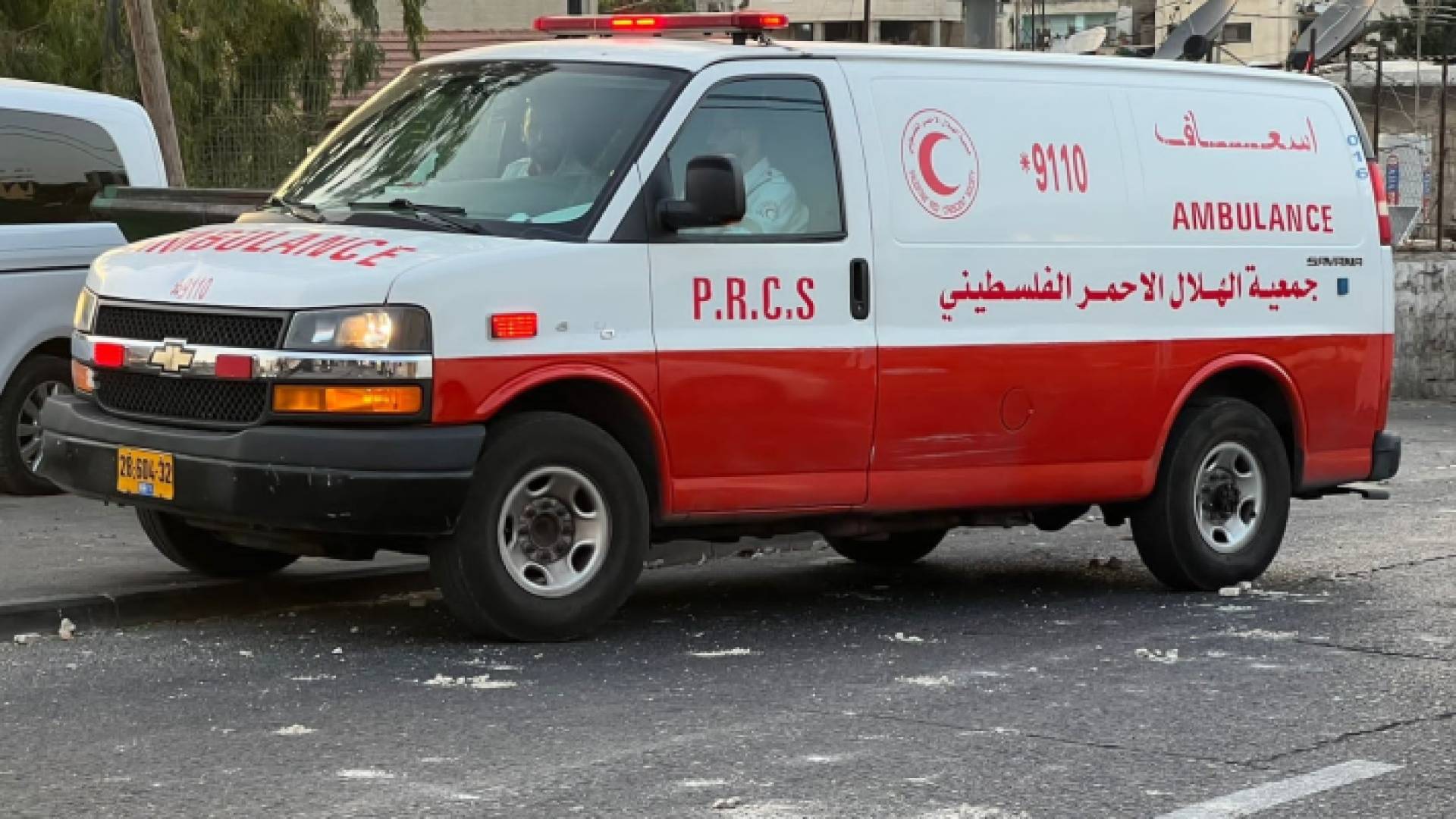 سيارة إسعاف فلسطينية