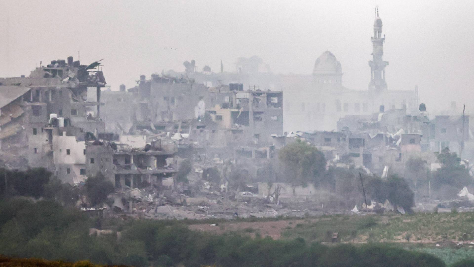 الصورة من قصف الاحتلال لقطاع غزة