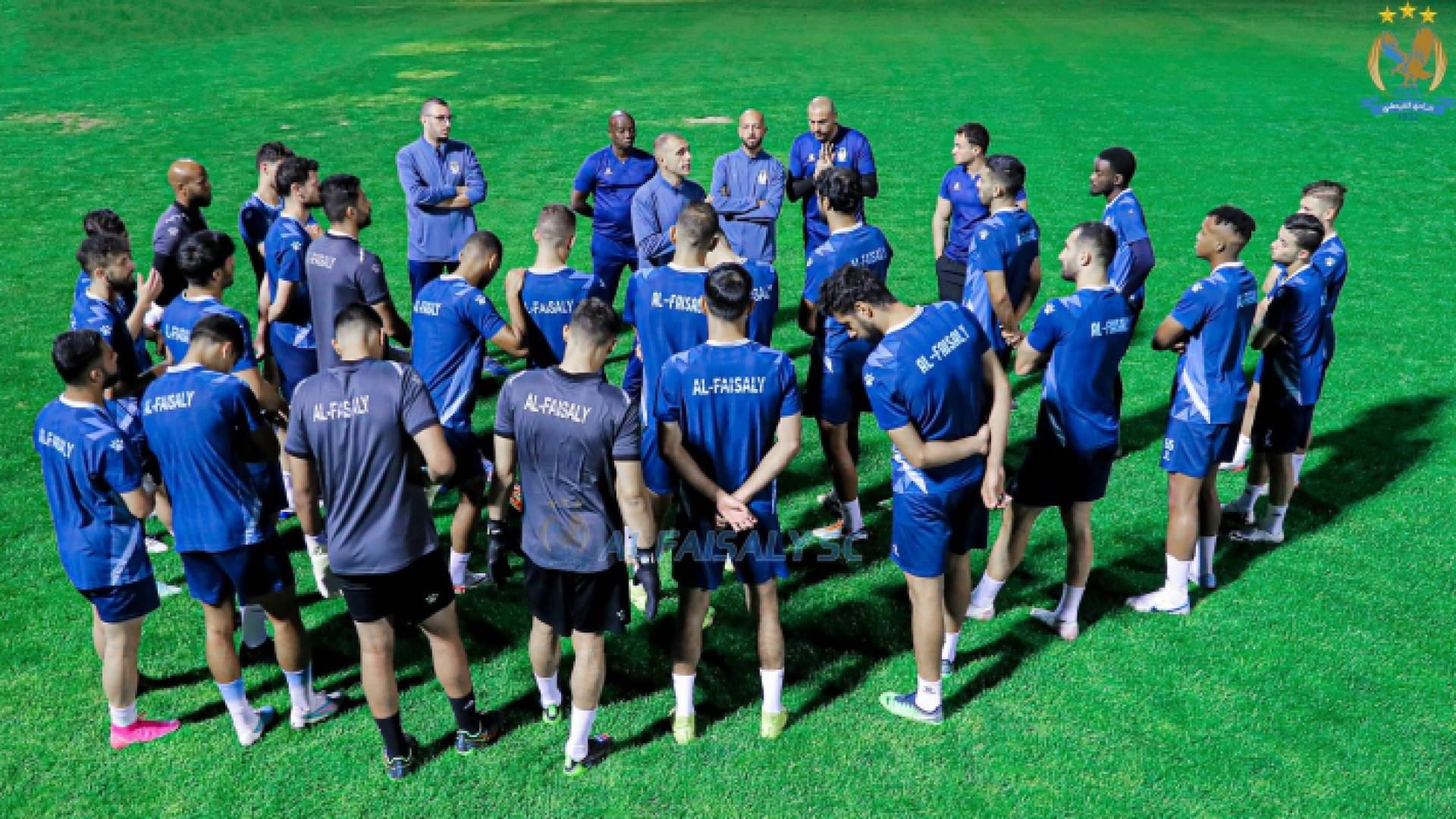 من التدريب الأخير للفيصلي