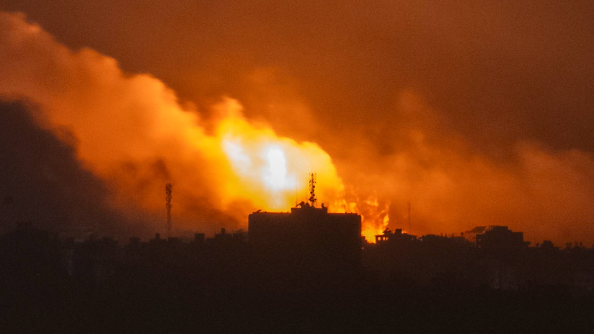 الصورة من قصف الاحتلال على غزة