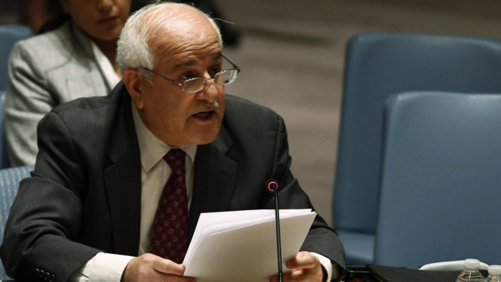 السفير الفلسطيني لدى الامم المتحدة رياض منصور