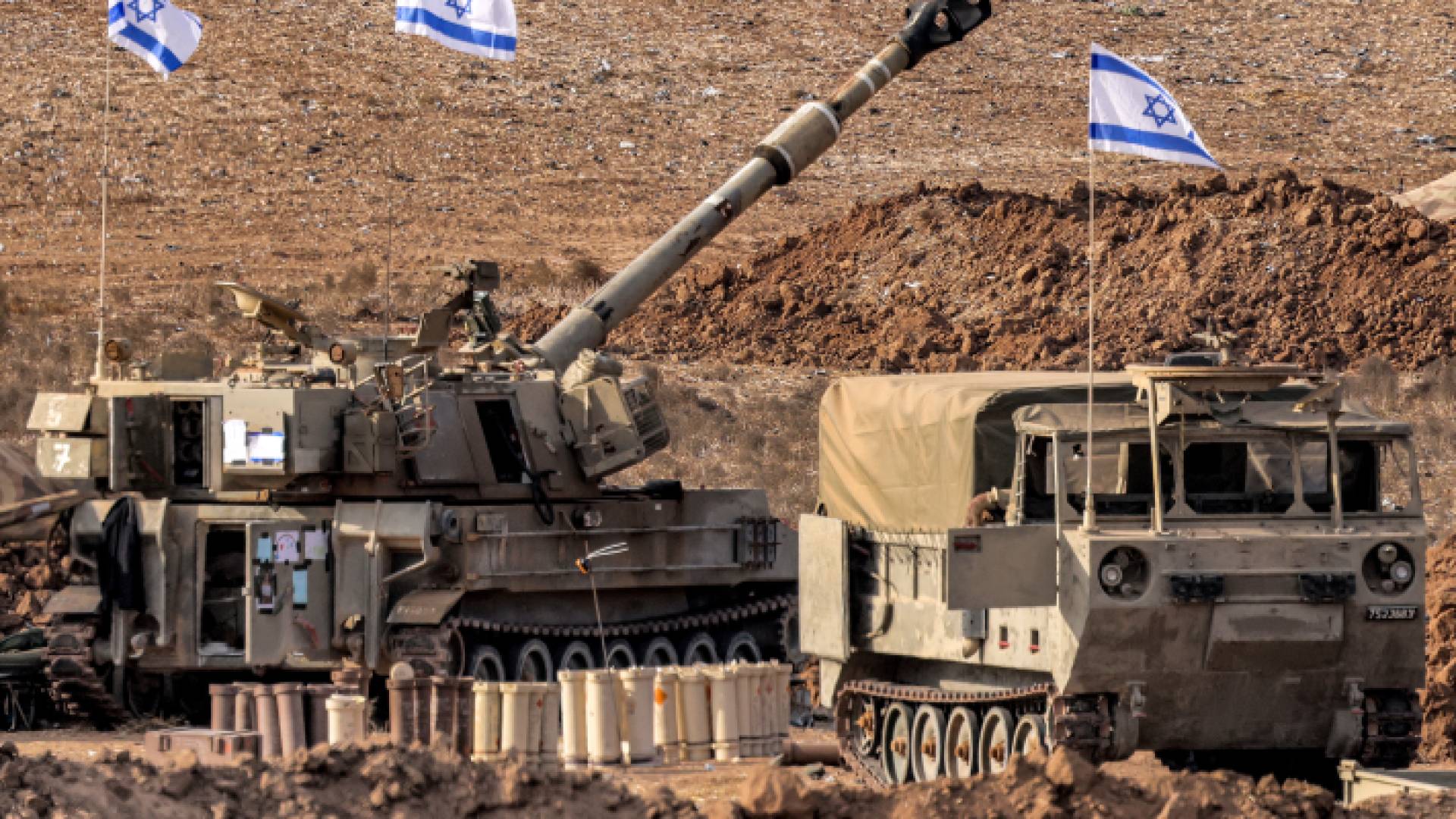 آليات عسكرية تابعة للاحتلال الإسرائيلي