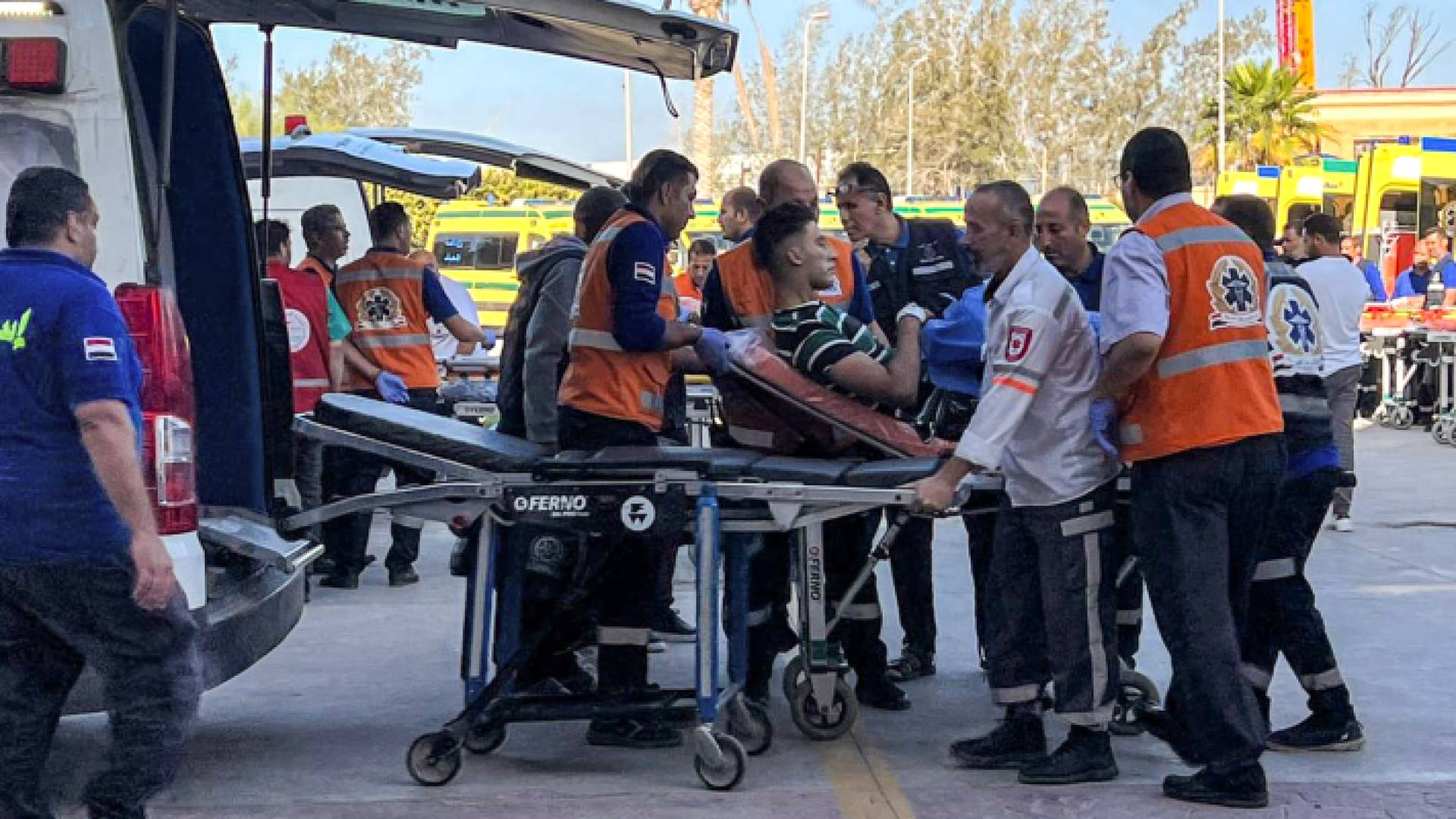 فرق الاسعاف في غزة