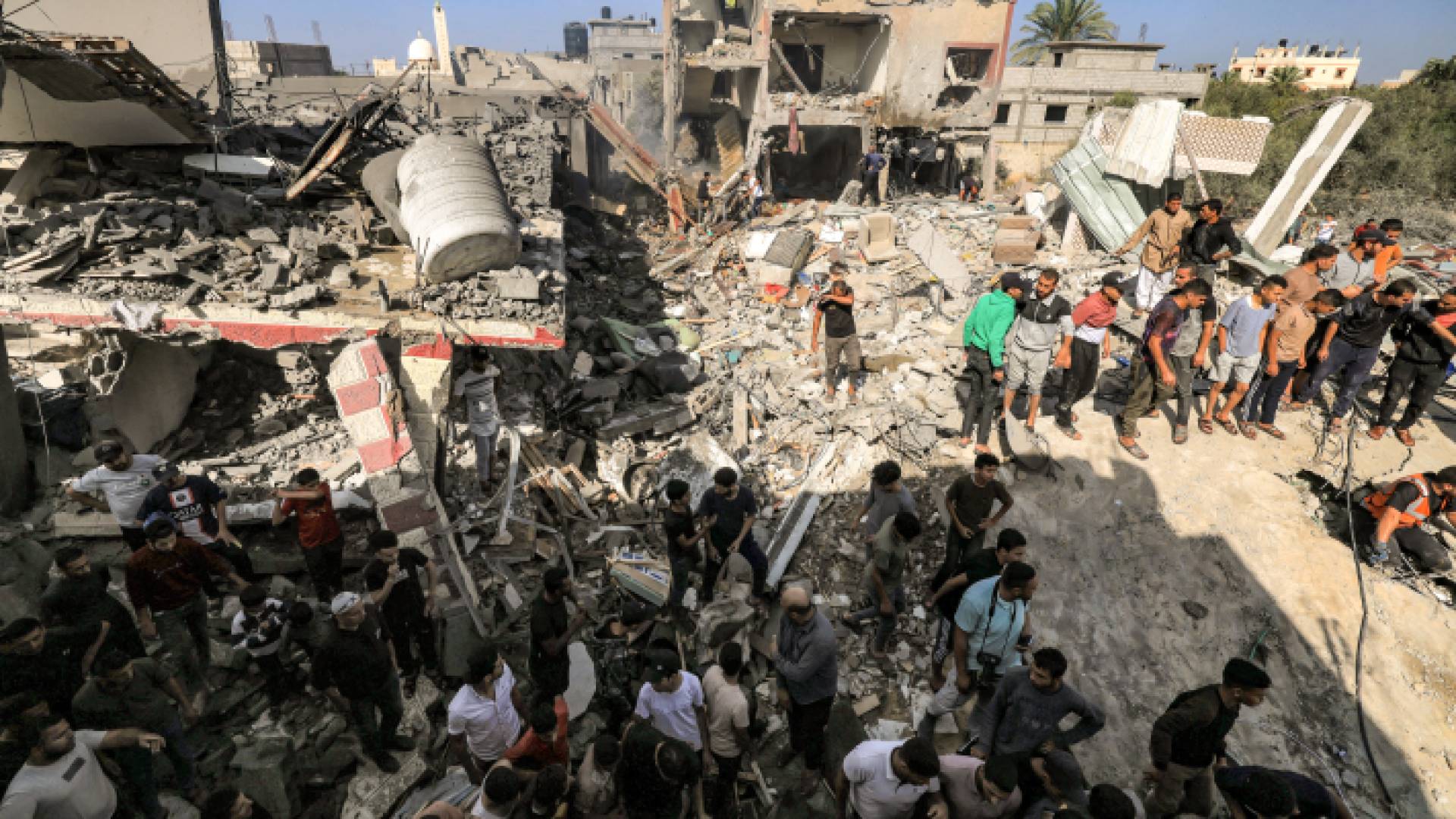 آثار الدمار في قطاع غزة