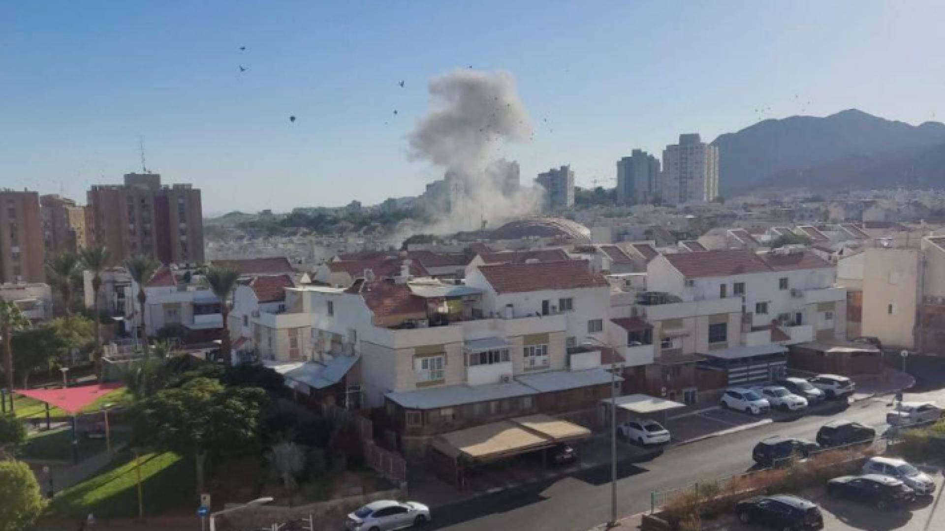 دوي انفجار قوي في إيلات