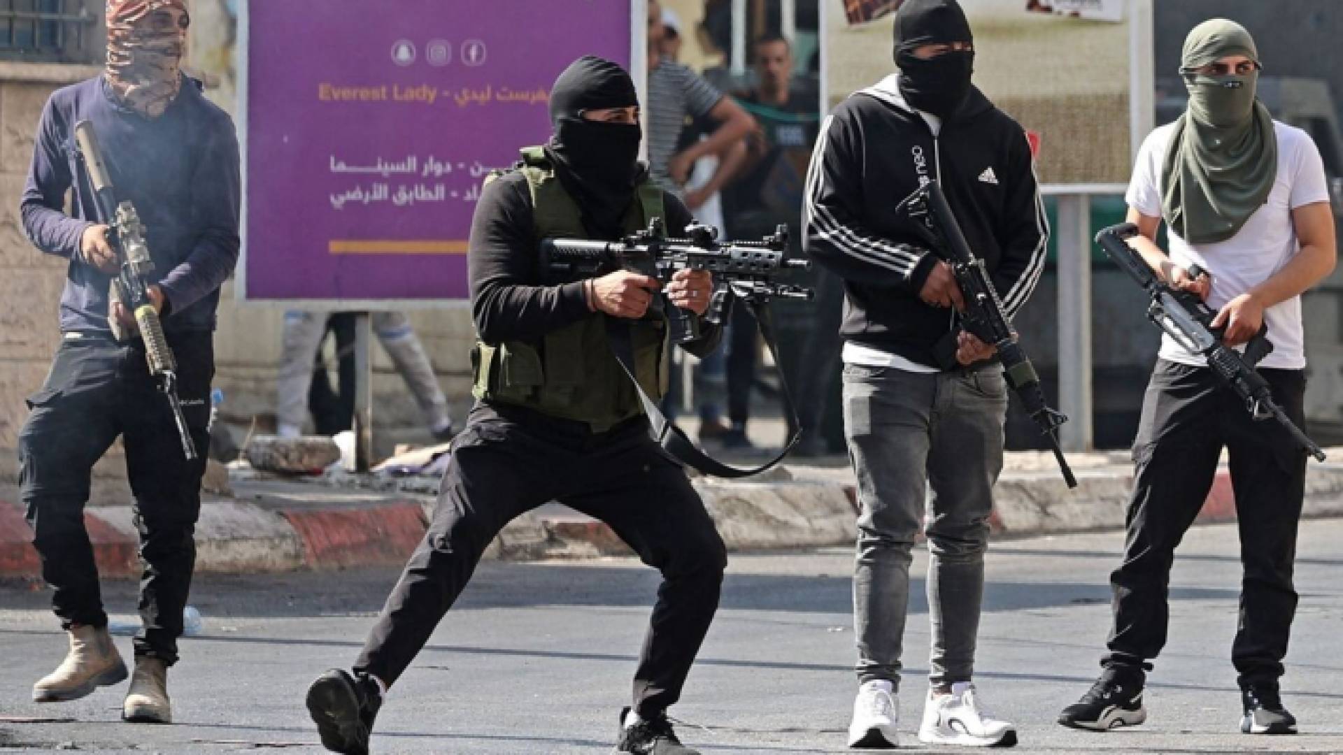 مقاومون فلسطينيون